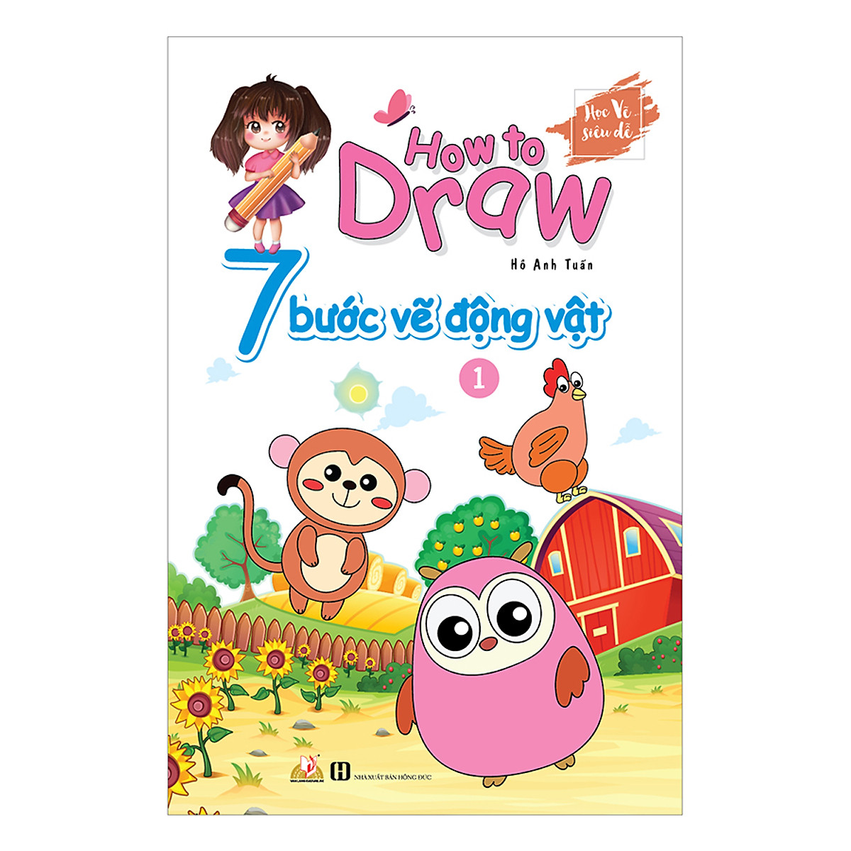 bộ 7 bước vẽ động vật - tập 1 - Ảnh 2