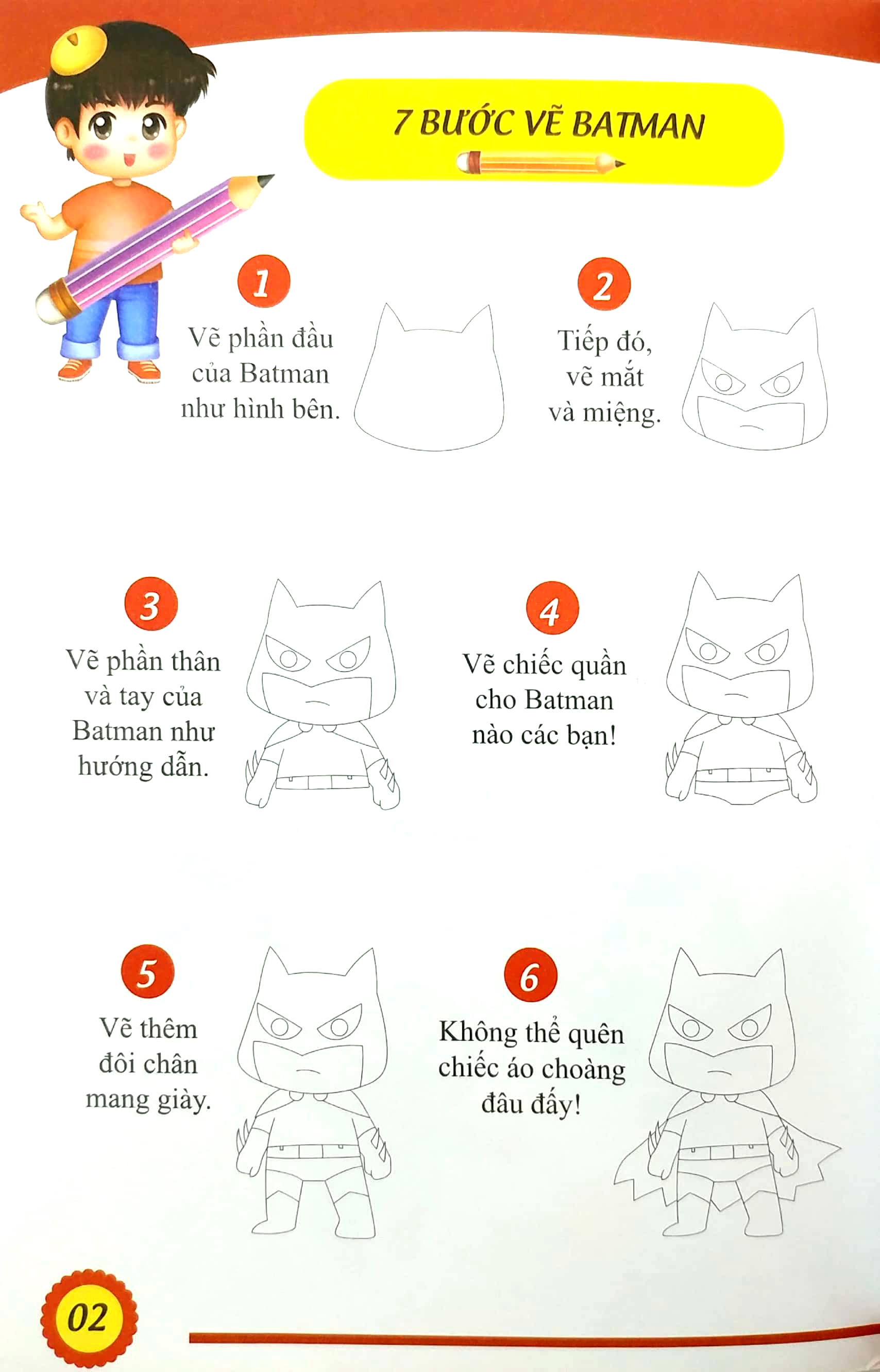 bộ 7 bước vẽ siêu nhân - tập 1 - Ảnh 3