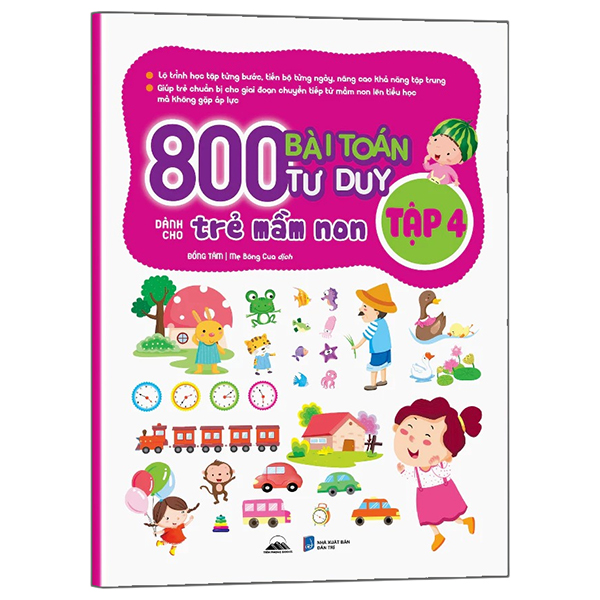 Bộ
						
										
										800 Bài Toán Tư Duy Dành Cho Trẻ Mầm Non - Tập 1 - Ảnh 4