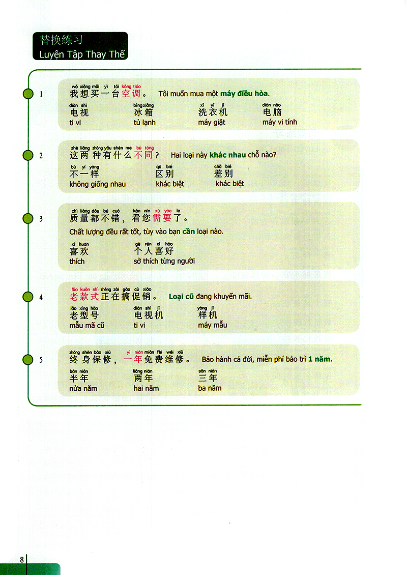 bộ 900 câu hán ngữ (tập 5) - Ảnh 8