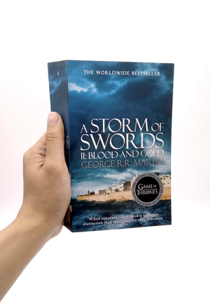 bộ a song of ice and fire 3: a storm of swords - part 2: blood and gold (landscape cover) (paperback) - Ảnh 7