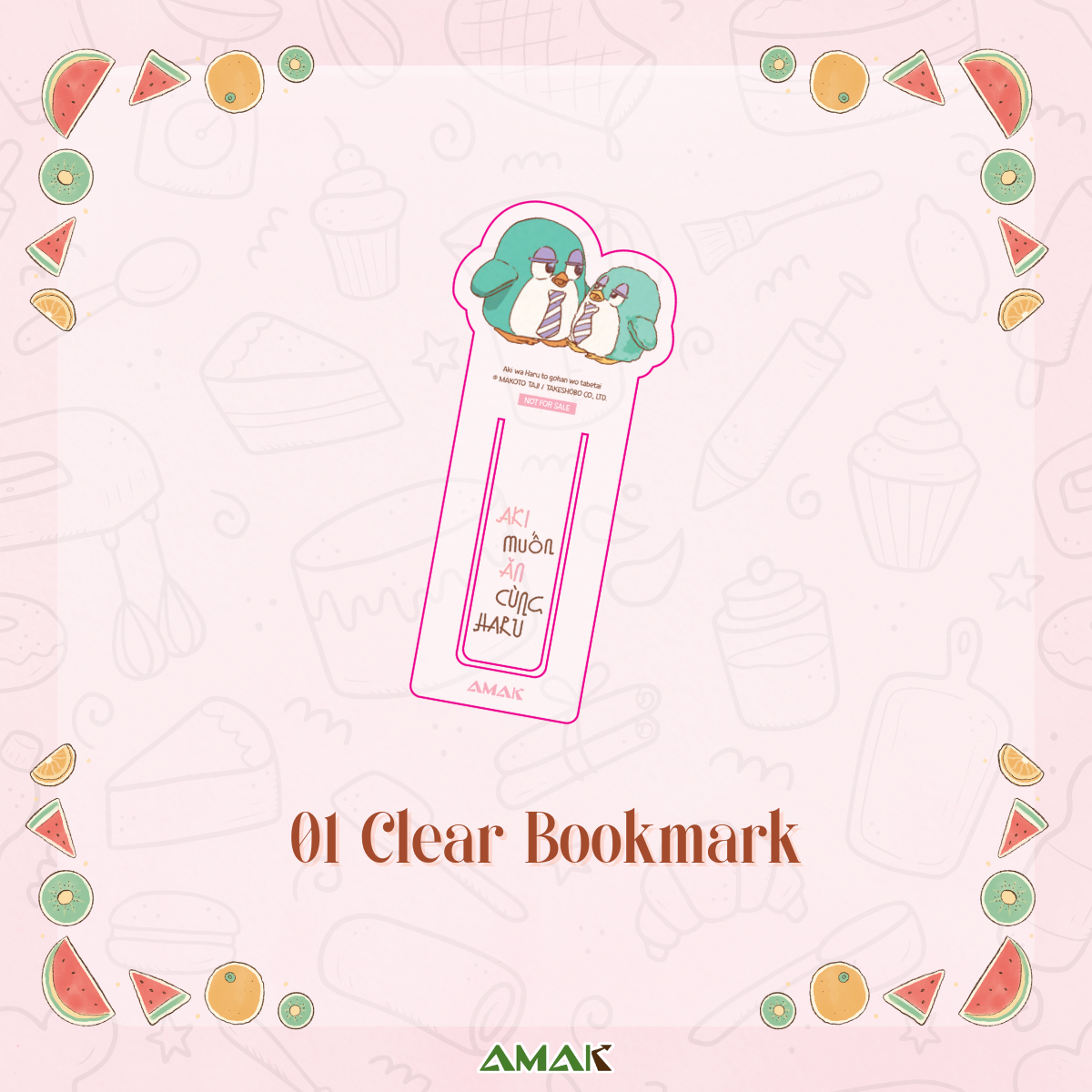 Bộ Aki Muốn Ăn Cùng Haru - Let's Eat Together, Aki And Haru - Tập 2 - Tặng Kèm Tấm Sticker + Clear Bookmark + Postcard Hai Mặt + Giấy Note Để Bàn Bữa Ăn Giáng Sinh - Ảnh 4