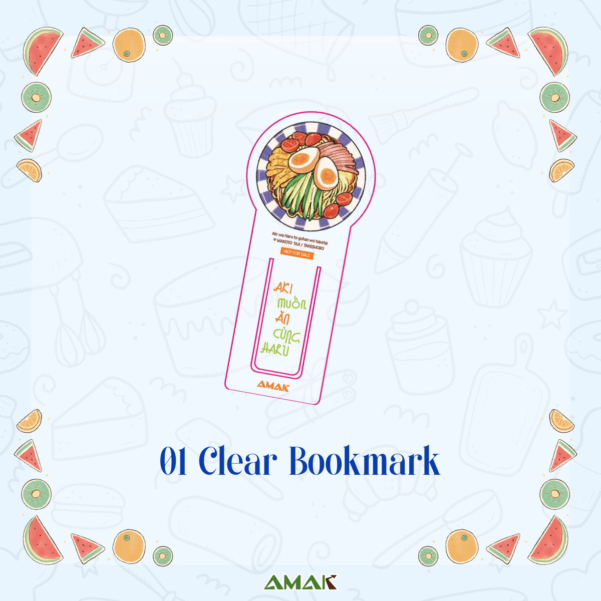 Bộ Aki Muốn Ăn Cùng Haru - Let's Eat Together, Aki And Haru - Tập 3 - Tặng Kèm Tấm Sticker + Clear Bookmark + Postcard Hai Mặt - Ảnh 4