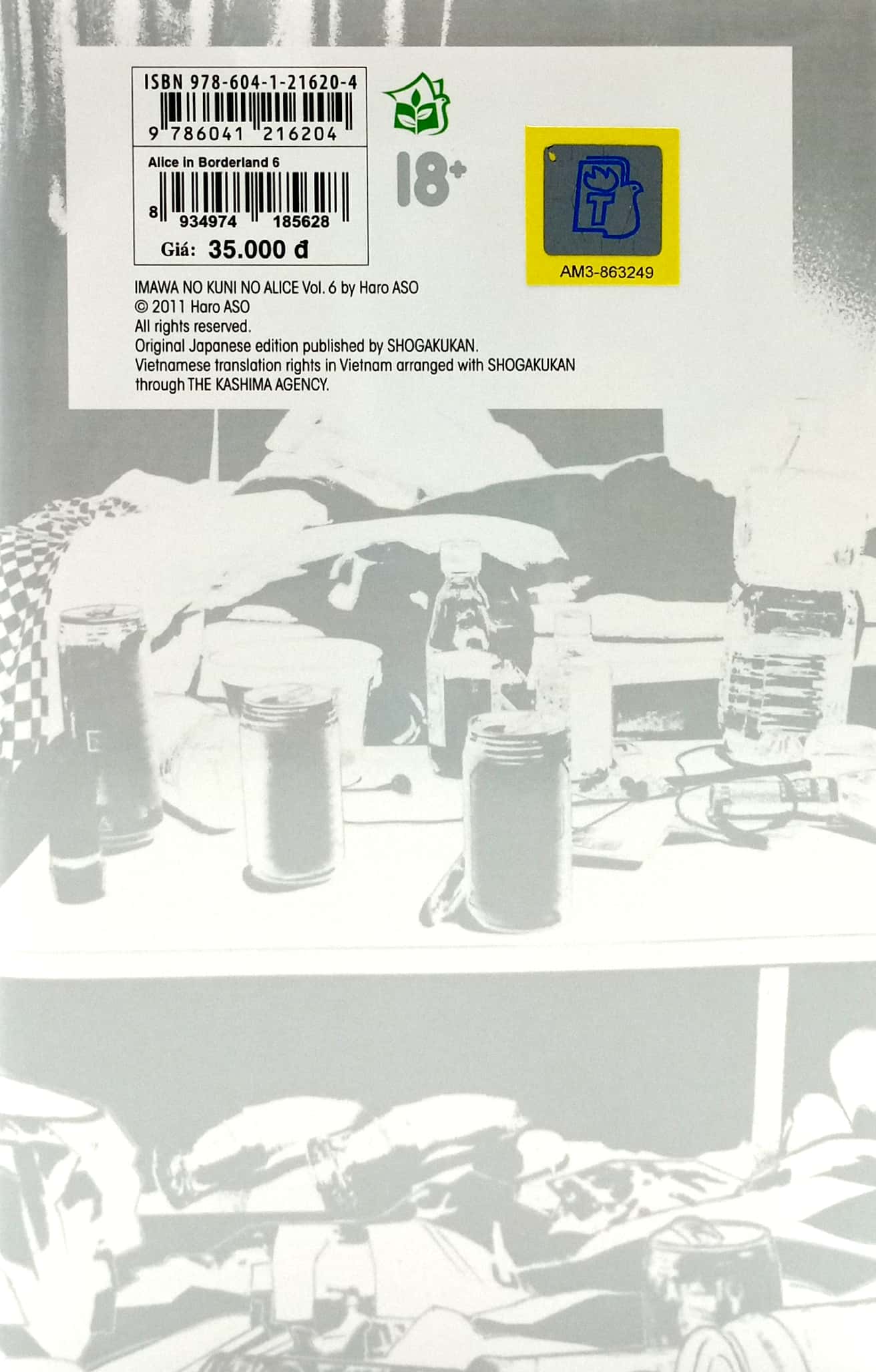 bộ alice in borderland - tập 6 - tặng kèm card giấy - Ảnh 7
