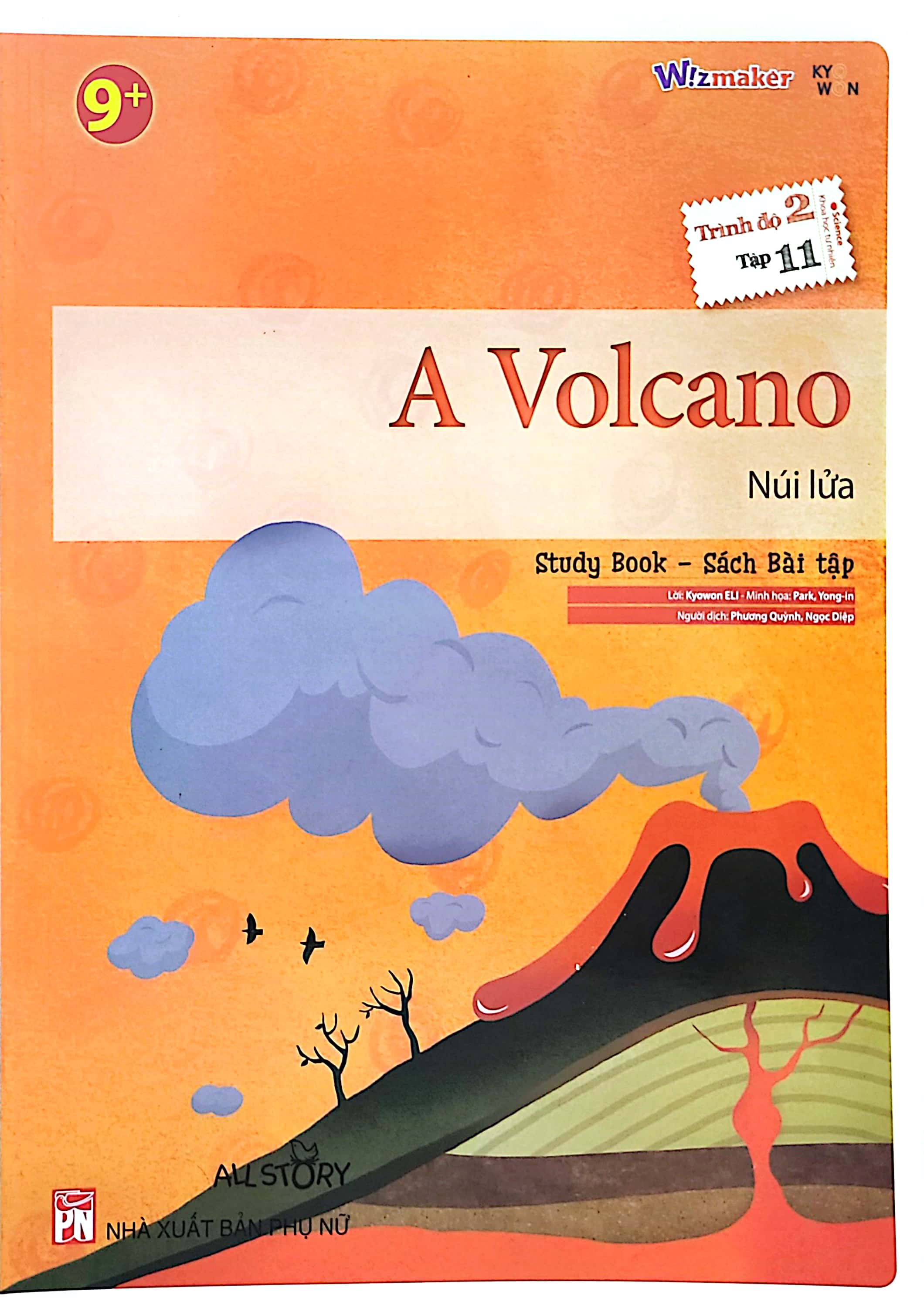 bộ all story - a volcano - núi lửa - trình độ 2 (tập 11) - Ảnh 2