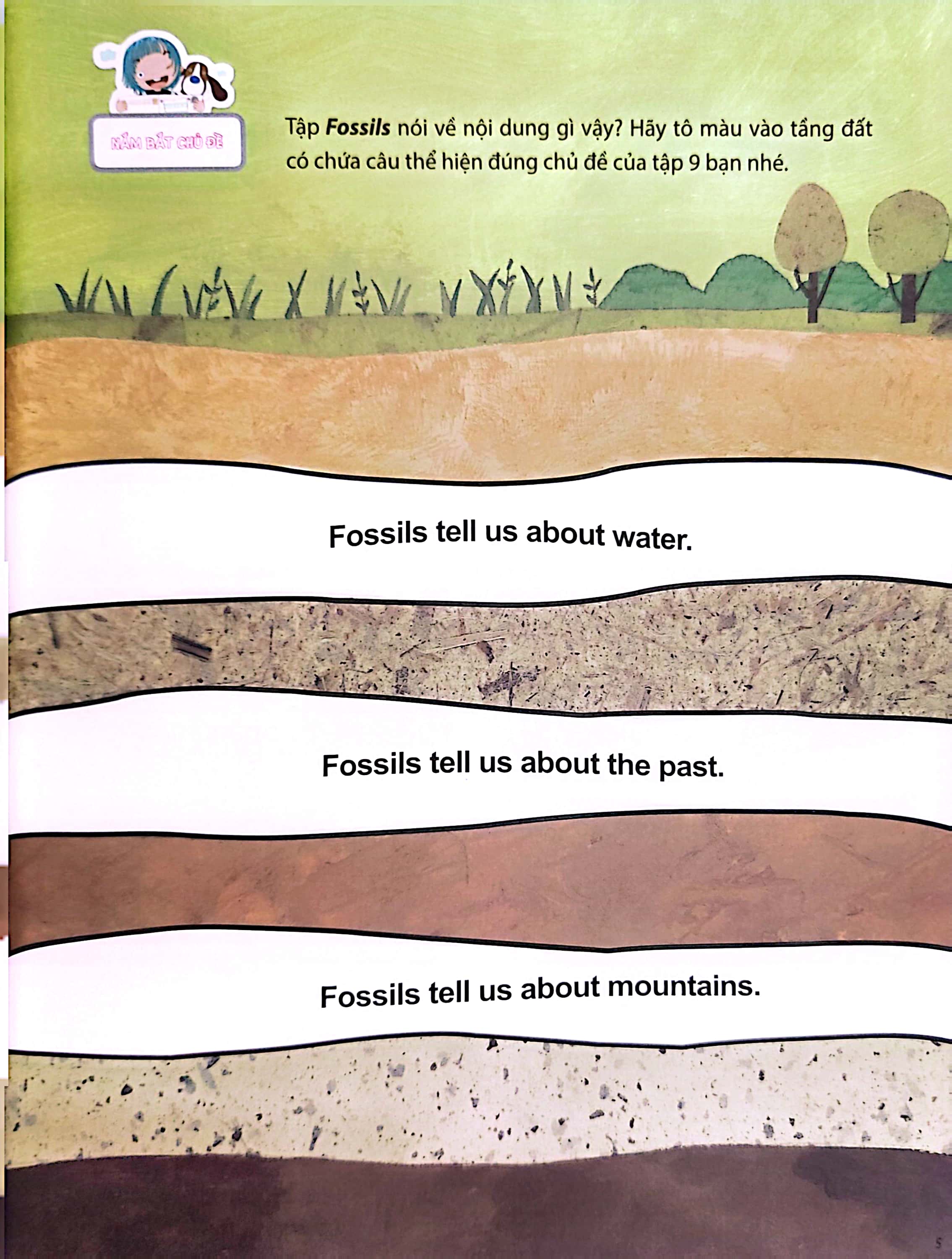 bộ all story - fossils - hóa thạch - trình độ 2 (tập 9) - Ảnh 5