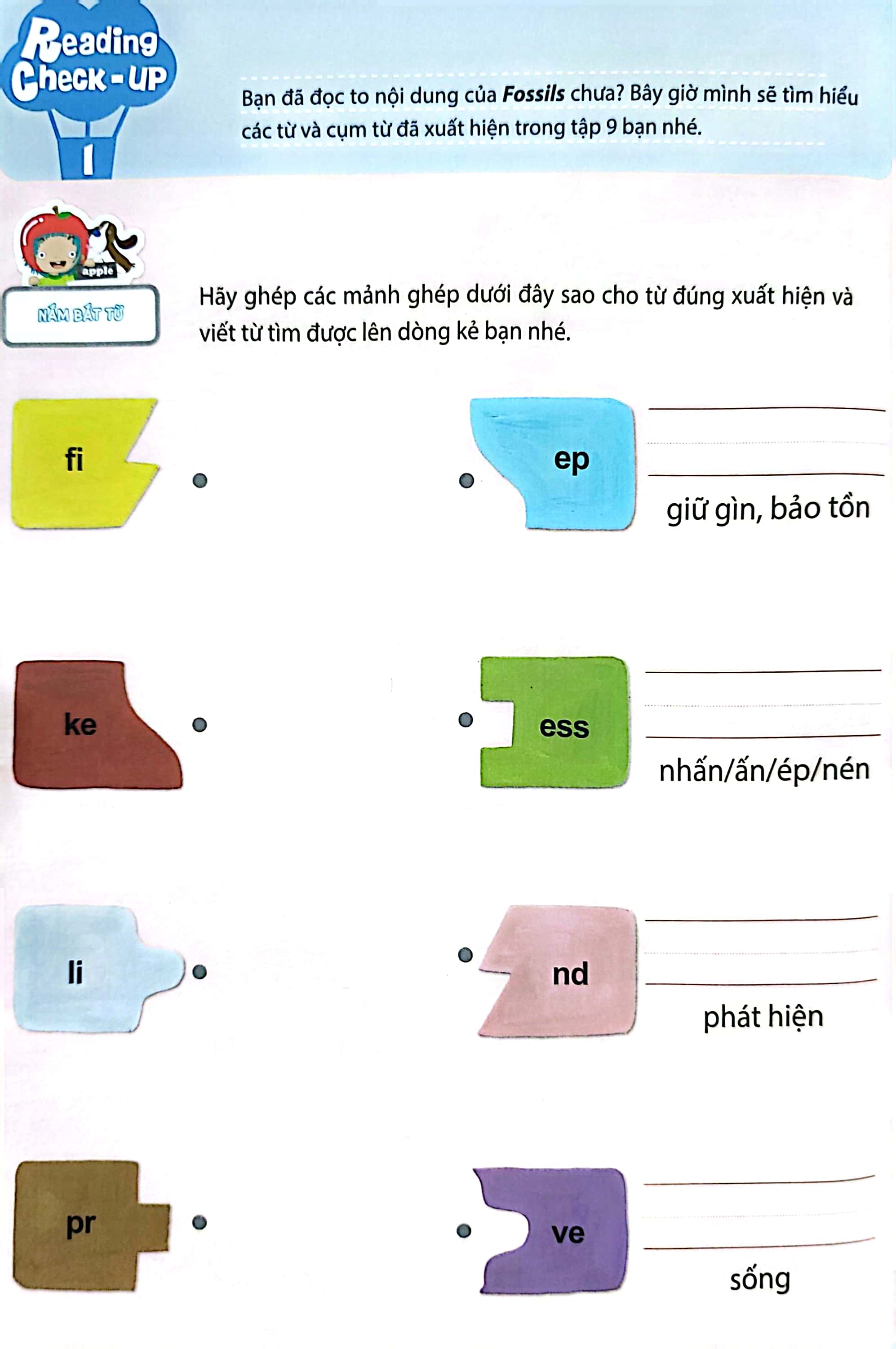 bộ all story - fossils - hóa thạch - trình độ 2 (tập 9) - Ảnh 6