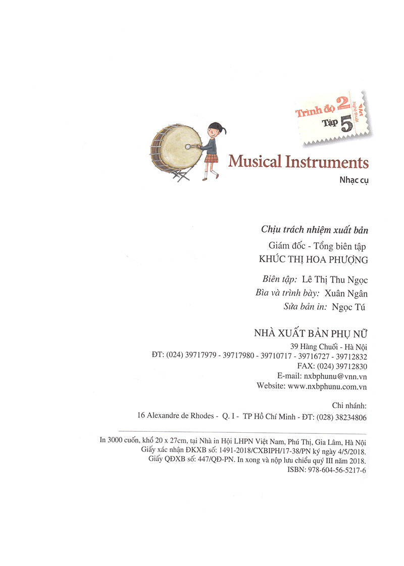 bộ all story - musical instruments - nhạc cụ - trình độ 2 (tập 5) - Ảnh 10