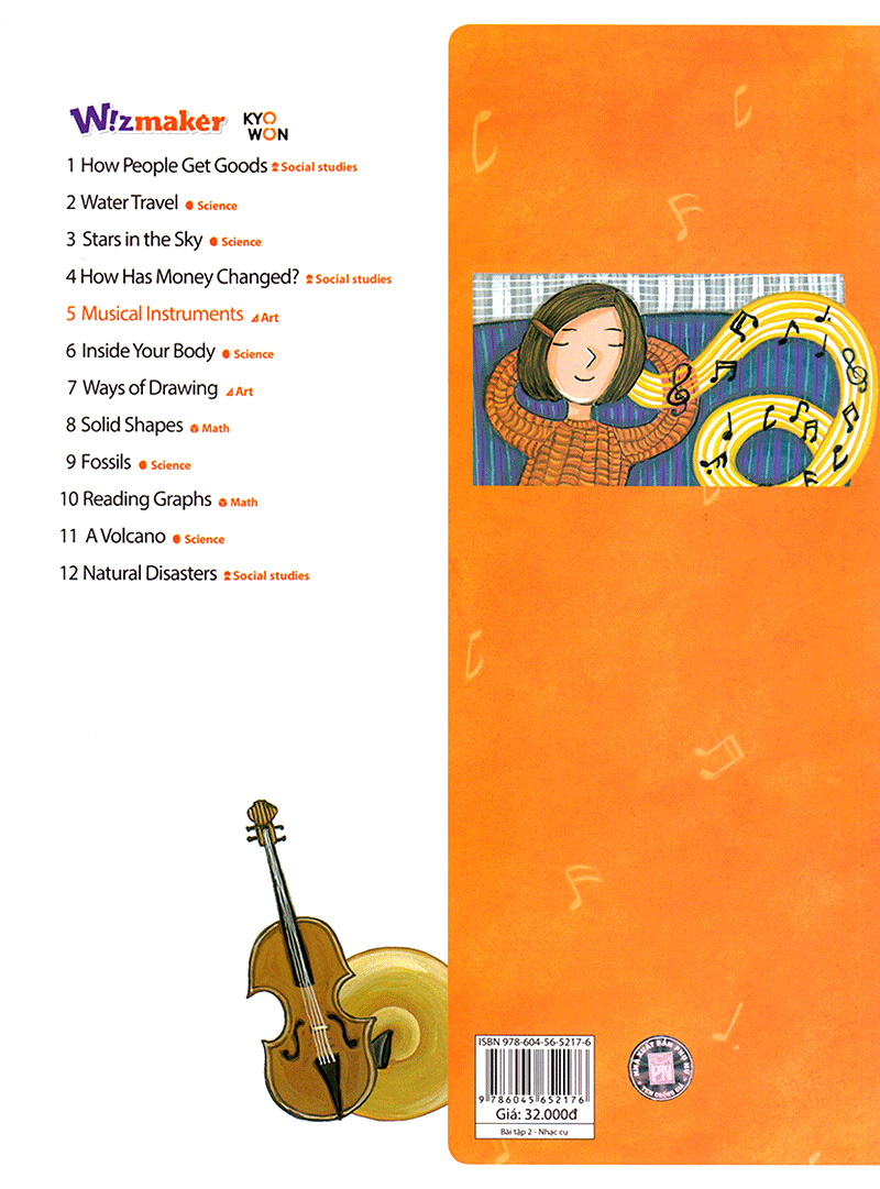 bộ all story - musical instruments - nhạc cụ - trình độ 2 (tập 5) - Ảnh 11