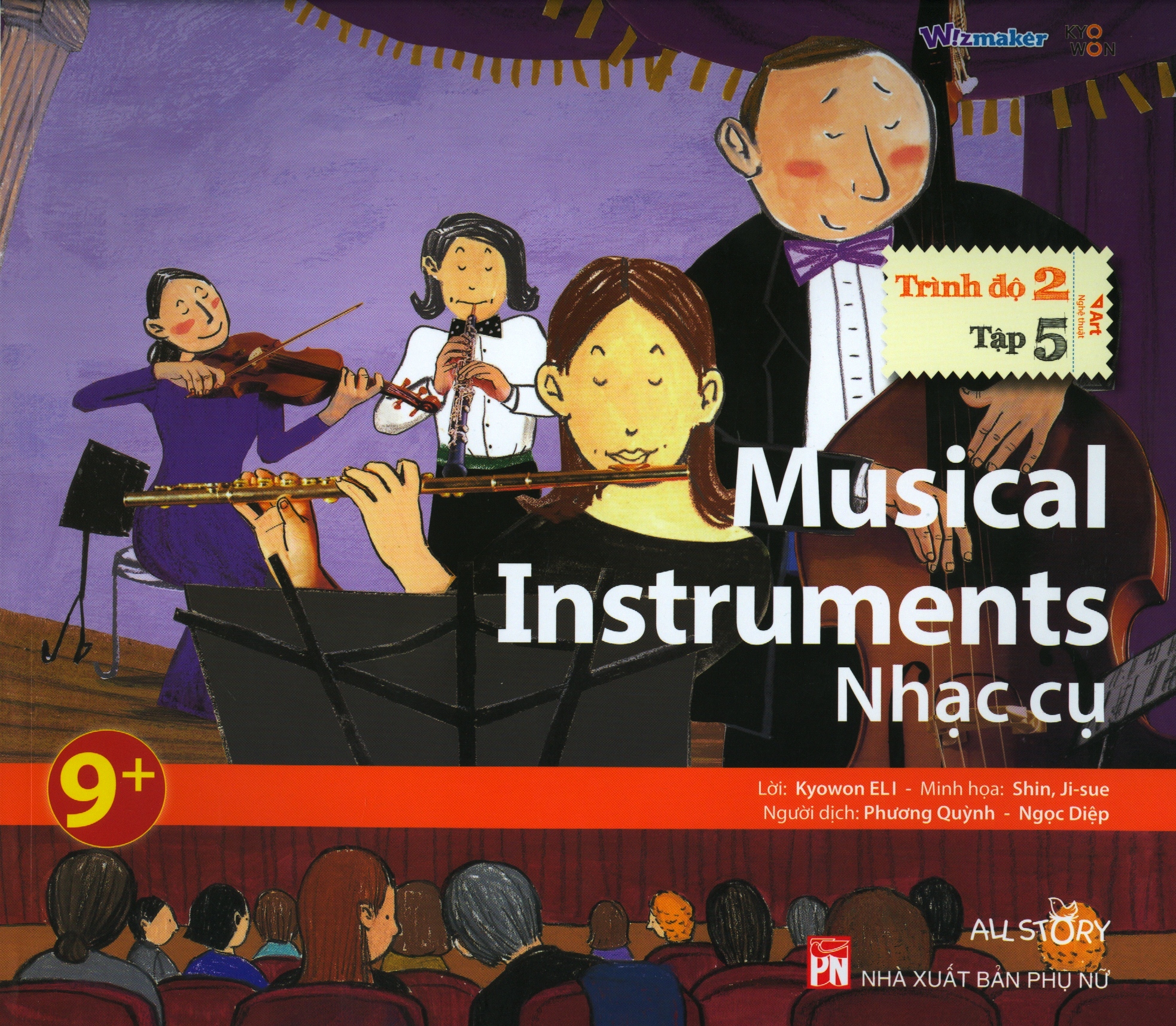 bộ all story - musical instruments - nhạc cụ - trình độ 2 (tập 5) - Ảnh 3