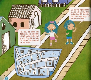 bộ all story - vẽ và đọc bản đồ trình độ 1 - tập 11 - song ngữ anh việt - Ảnh 3