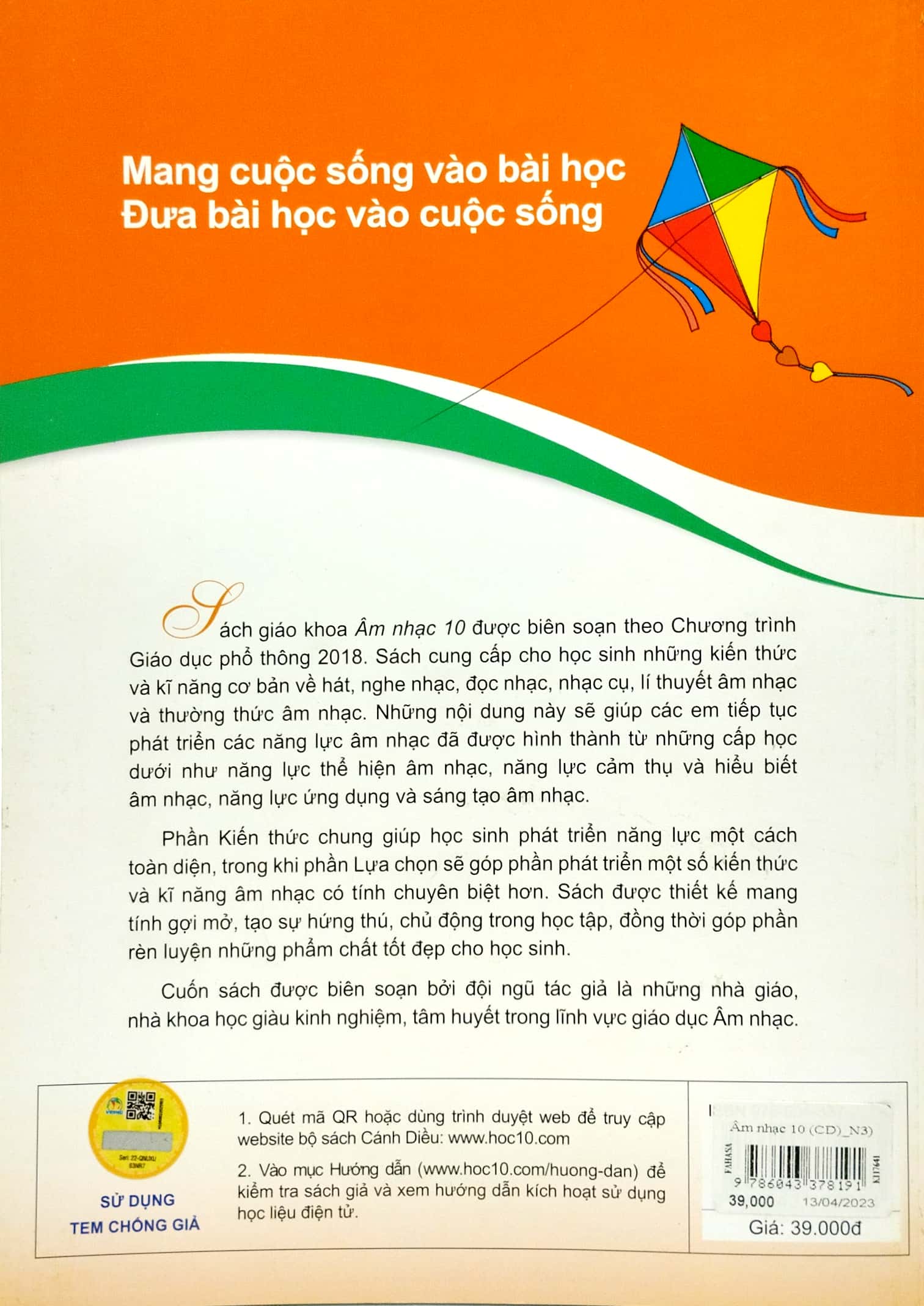 bộ âm nhạc 10 (cánh diều) (chuẩn) - Ảnh 6