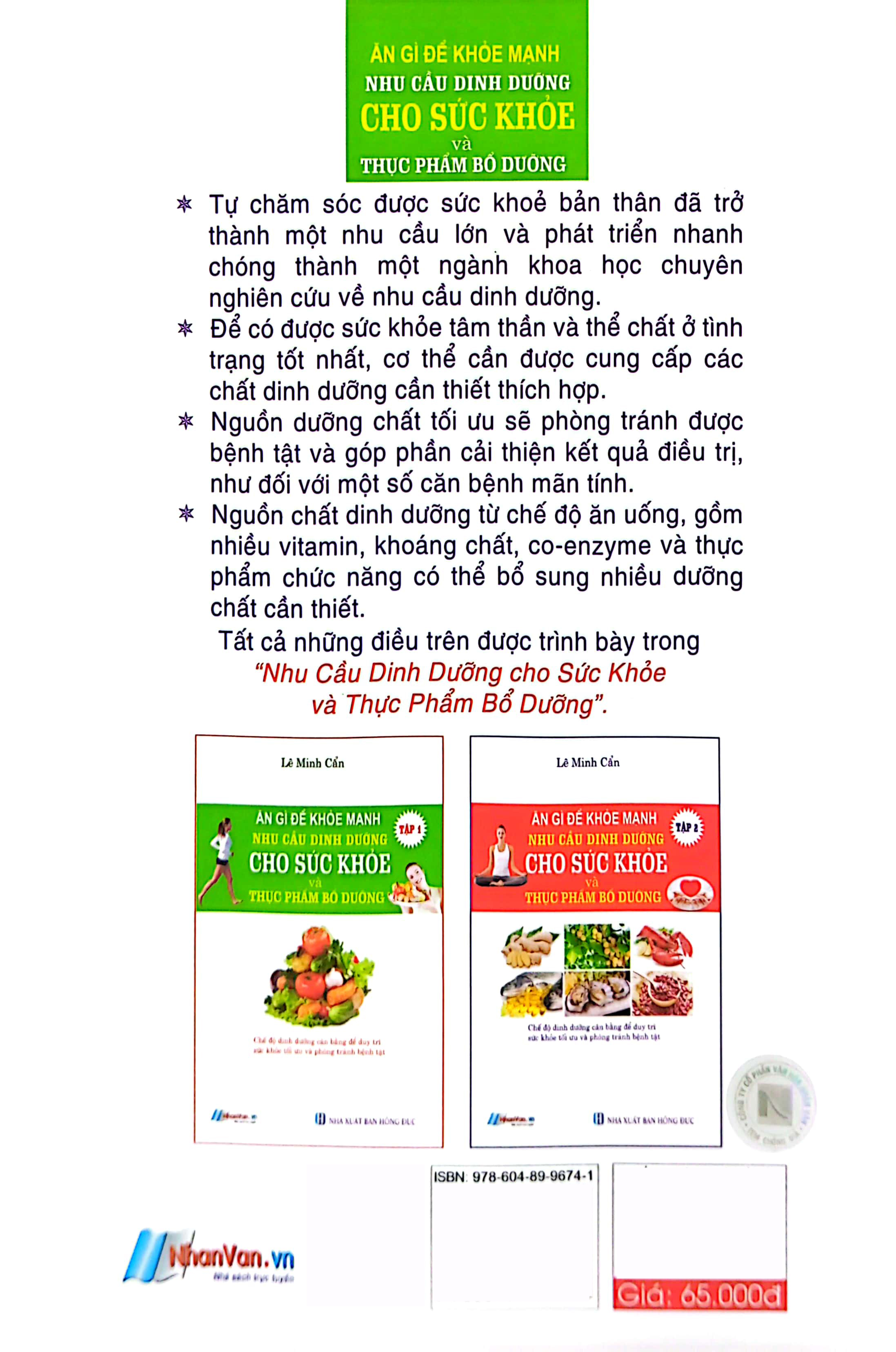 bộ ăn gì để khỏe mạnh - nhu cầu dinh dưỡng cho sức khỏe và thực phẩm bỗ dưỡng - tập 1 - Ảnh 8