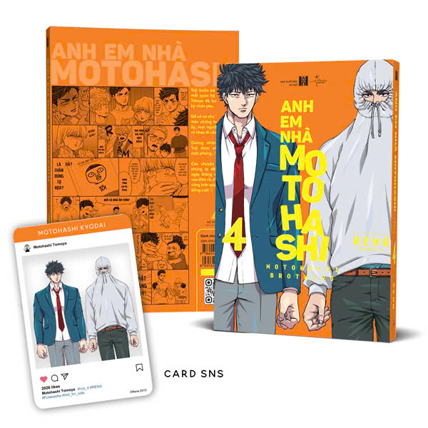 Bộ
						
										
										Anh Em Nhà Motohashi - Tập 4 - Tặng Kèm SNS Card