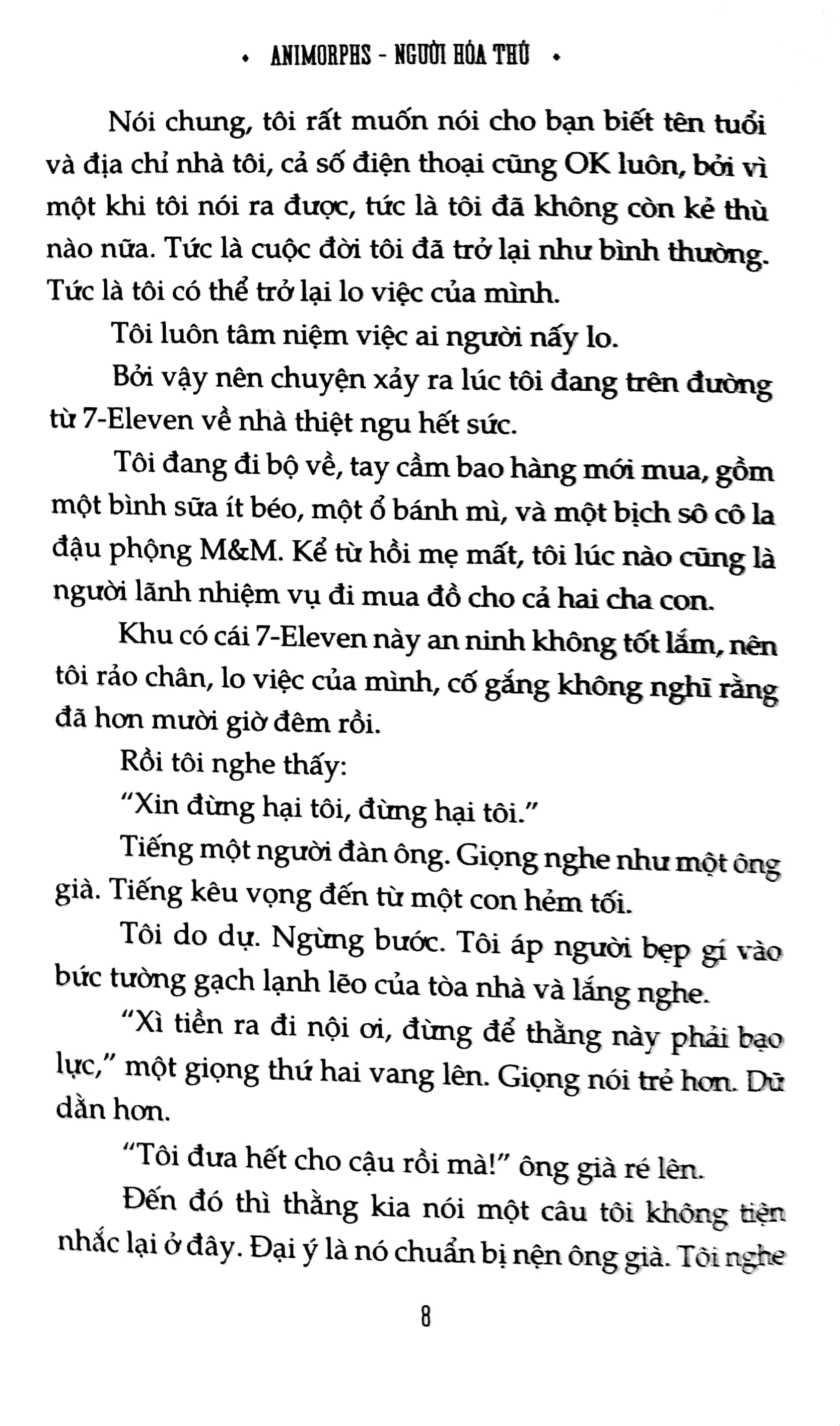 bộ animorphs người hóa thú 5 - thú săn mồi - Ảnh 3