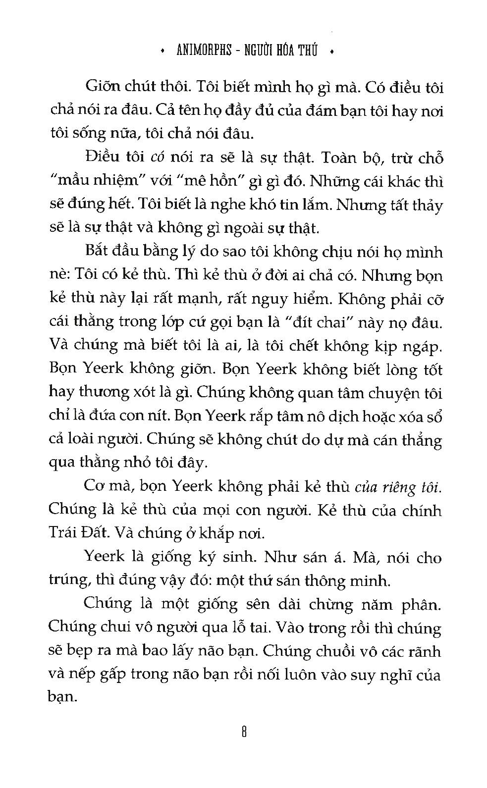 bộ animorphs - người hóa thú - tập 10 - người máy - Ảnh 4