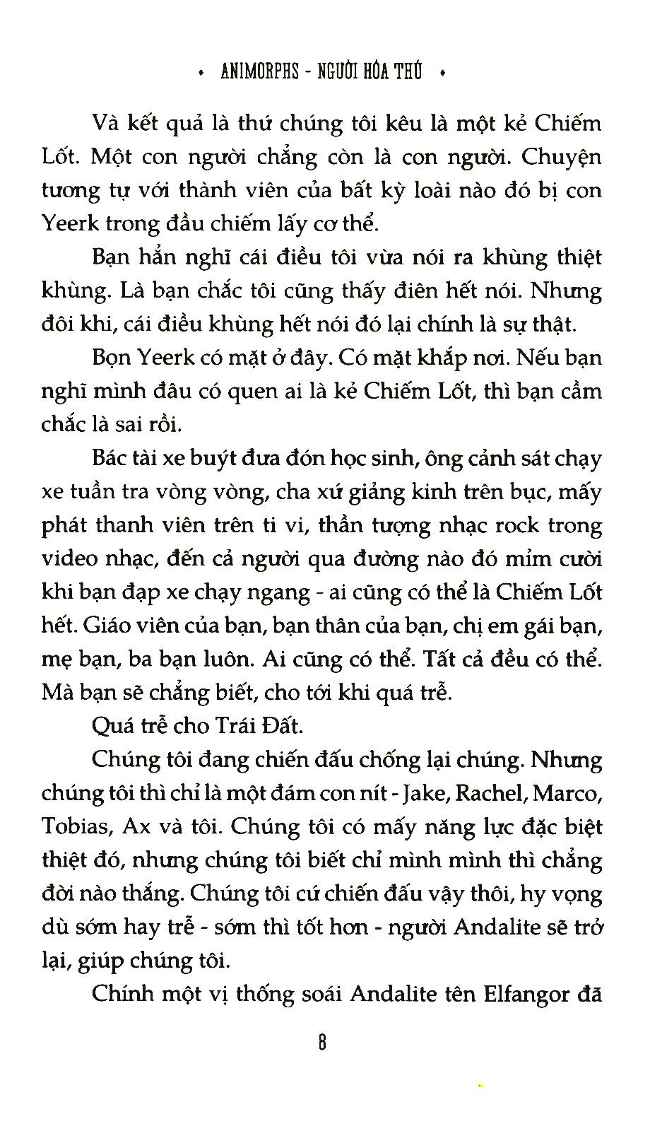 bộ animorphs - người hóa thú - tập 9 - bí mật - Ảnh 4