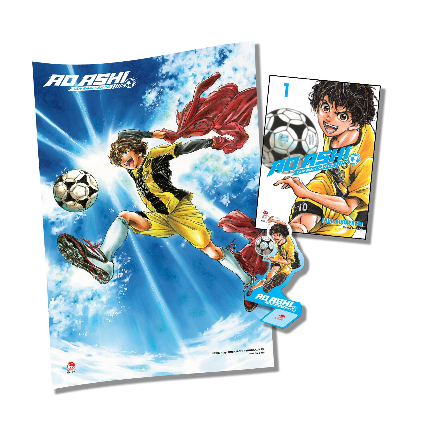 Bộ Ao Ashi - Tân Binh Sân Cỏ - Tập 1 - Tặng Kèm Standee PVC + Poster - Ảnh 2