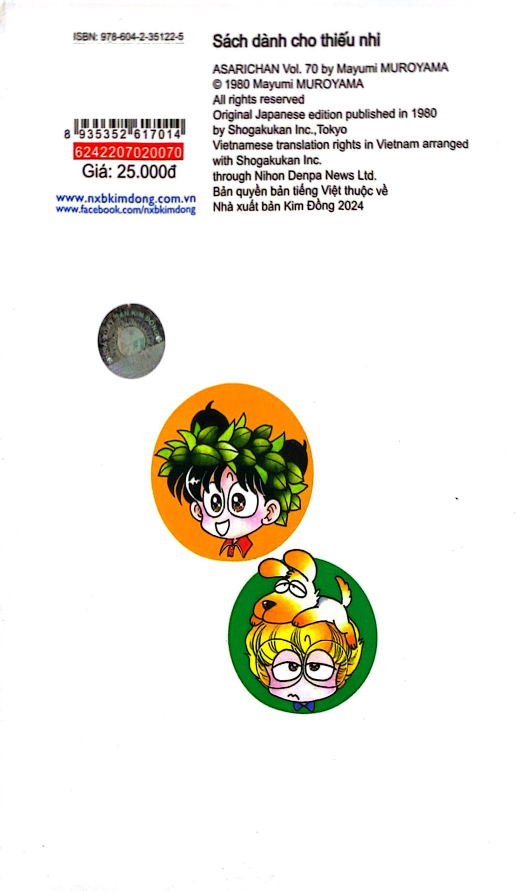 Bộ Asari - Cô Bé Tinh Nghịch - Tập 70 (Tái Bản 2024) - Ảnh 9