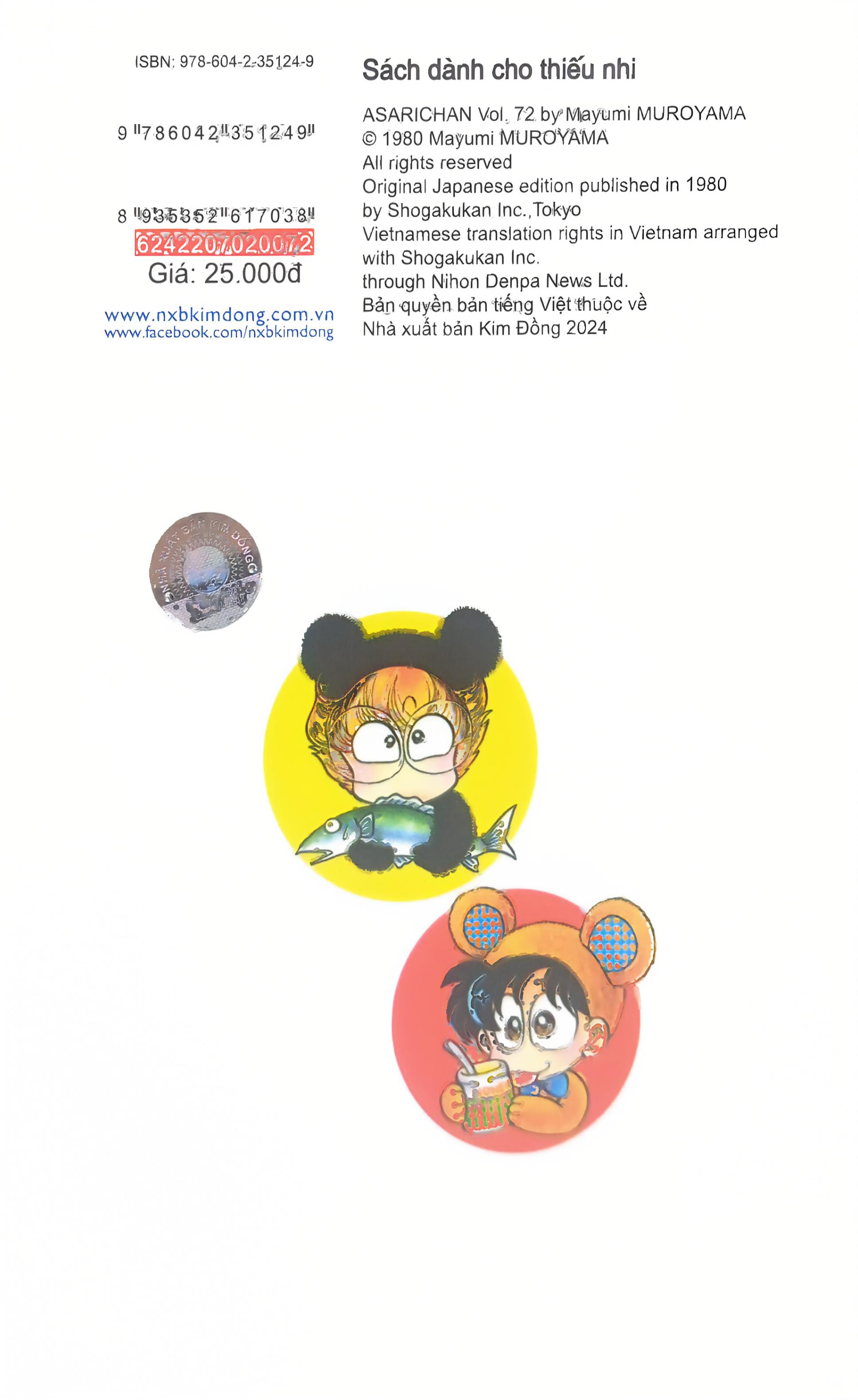 Bộ Asari - Cô Bé Tinh Nghịch - Tập 72 (Tái Bản 2024) - Ảnh 10