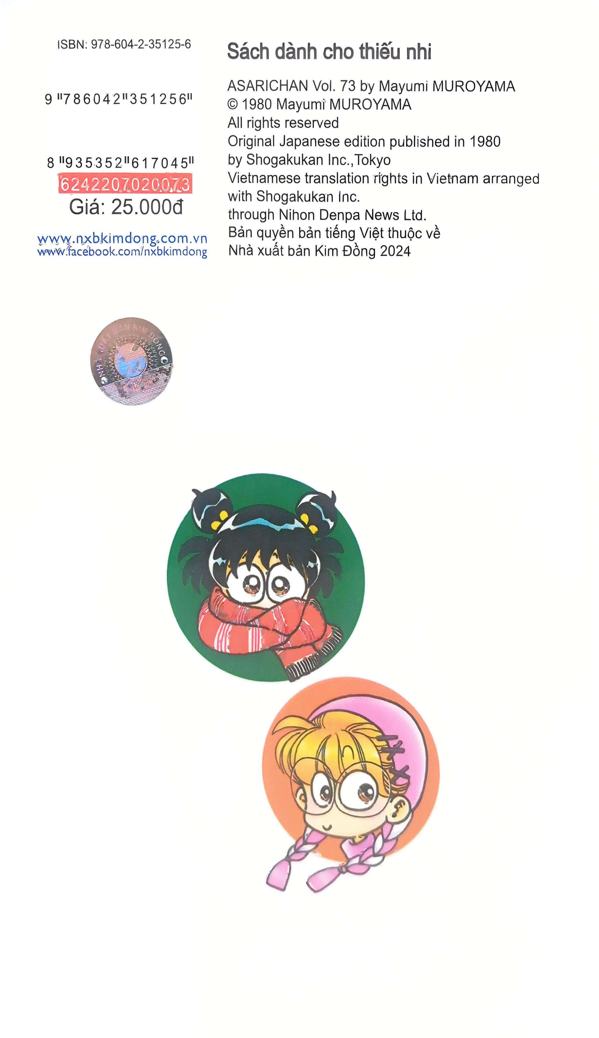 Bộ Asari - Cô Bé Tinh Nghịch - Tập 73 (Tái Bản 2024) - Ảnh 9