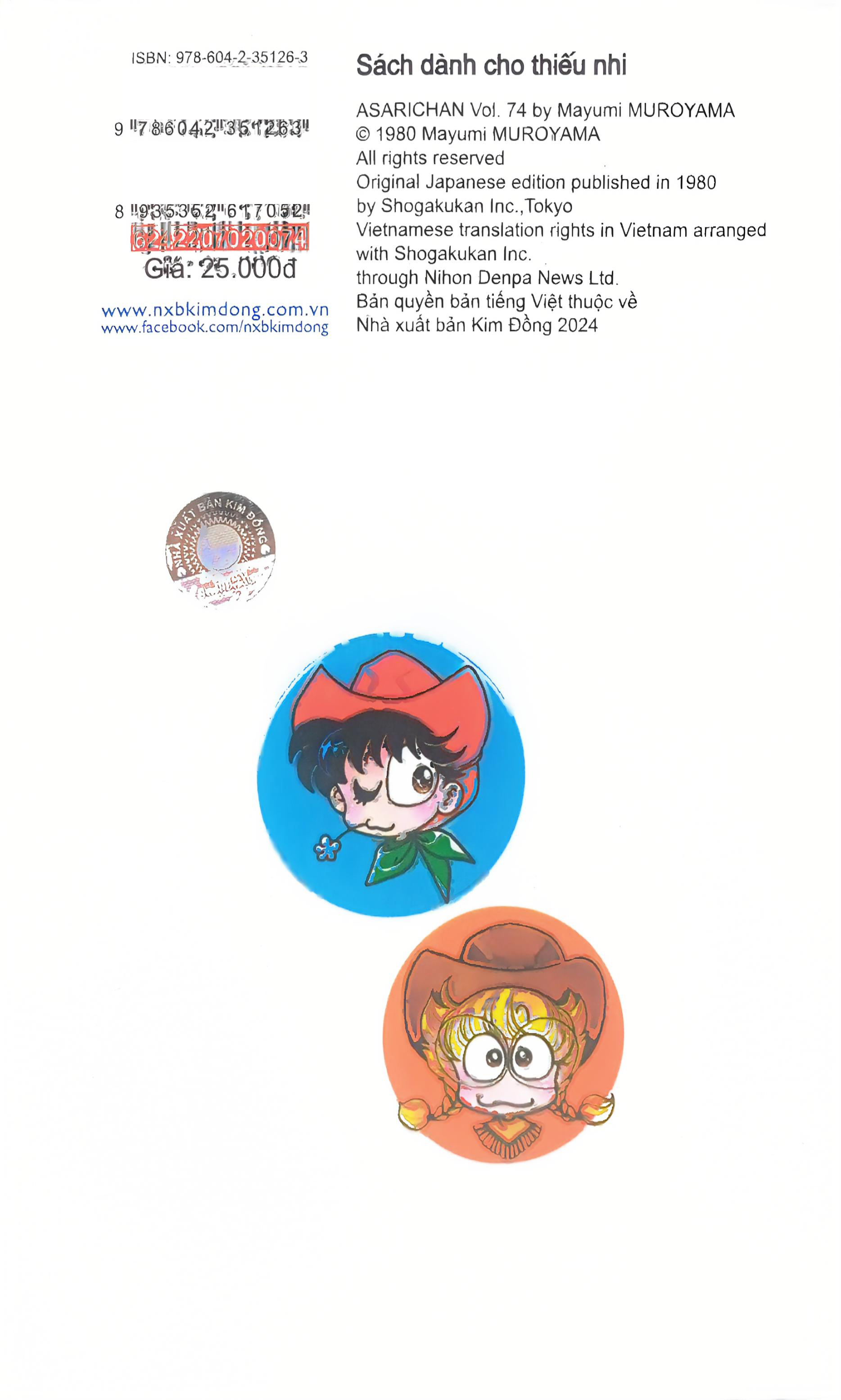 Bộ Asari - Cô Bé Tinh Nghịch - Tập 74 (Tái Bản 2024) - Ảnh 9