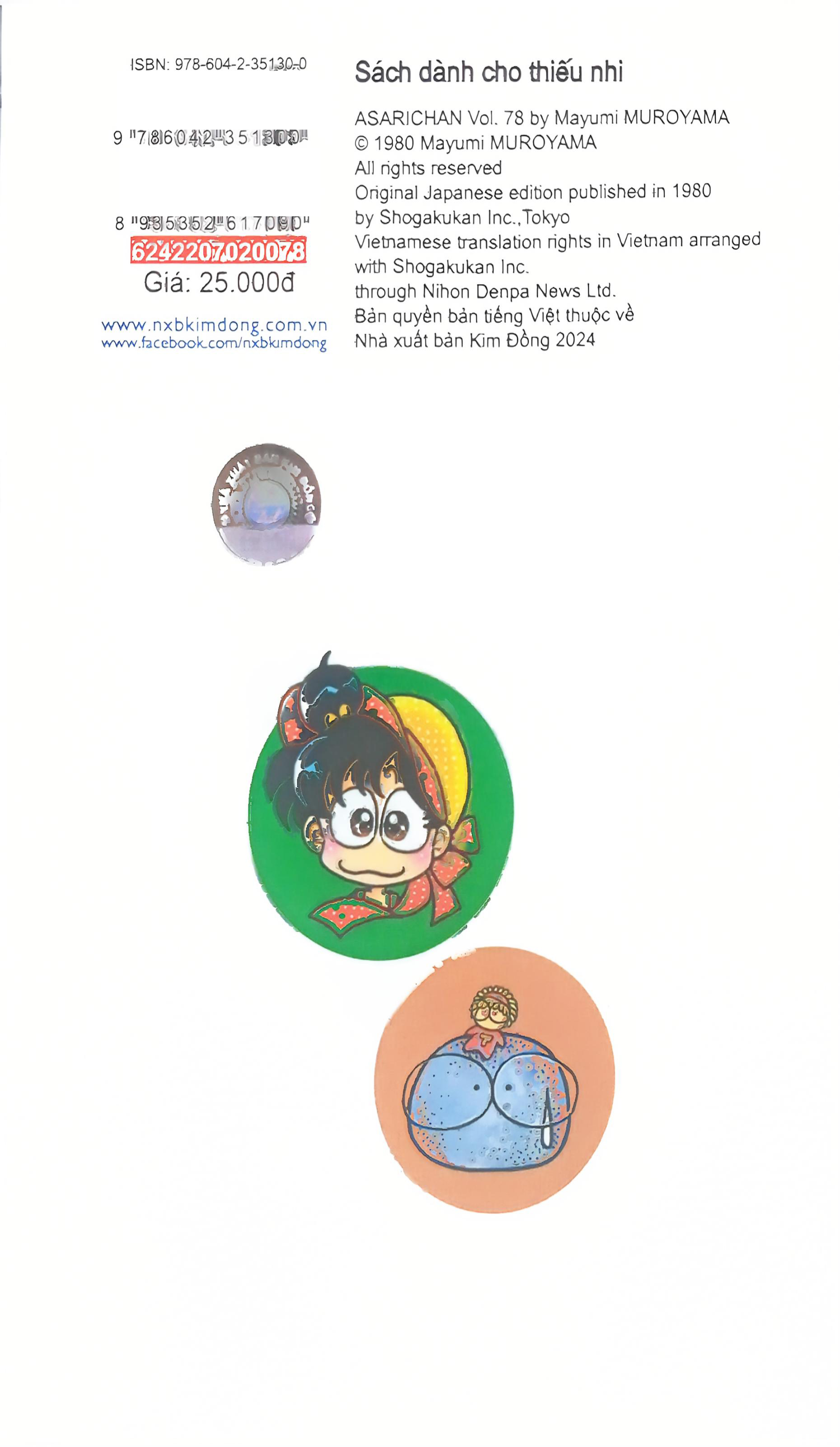 Bộ Asari - Cô Bé Tinh Nghịch - Tập 78 (Tái Bản 2024) - Ảnh 9