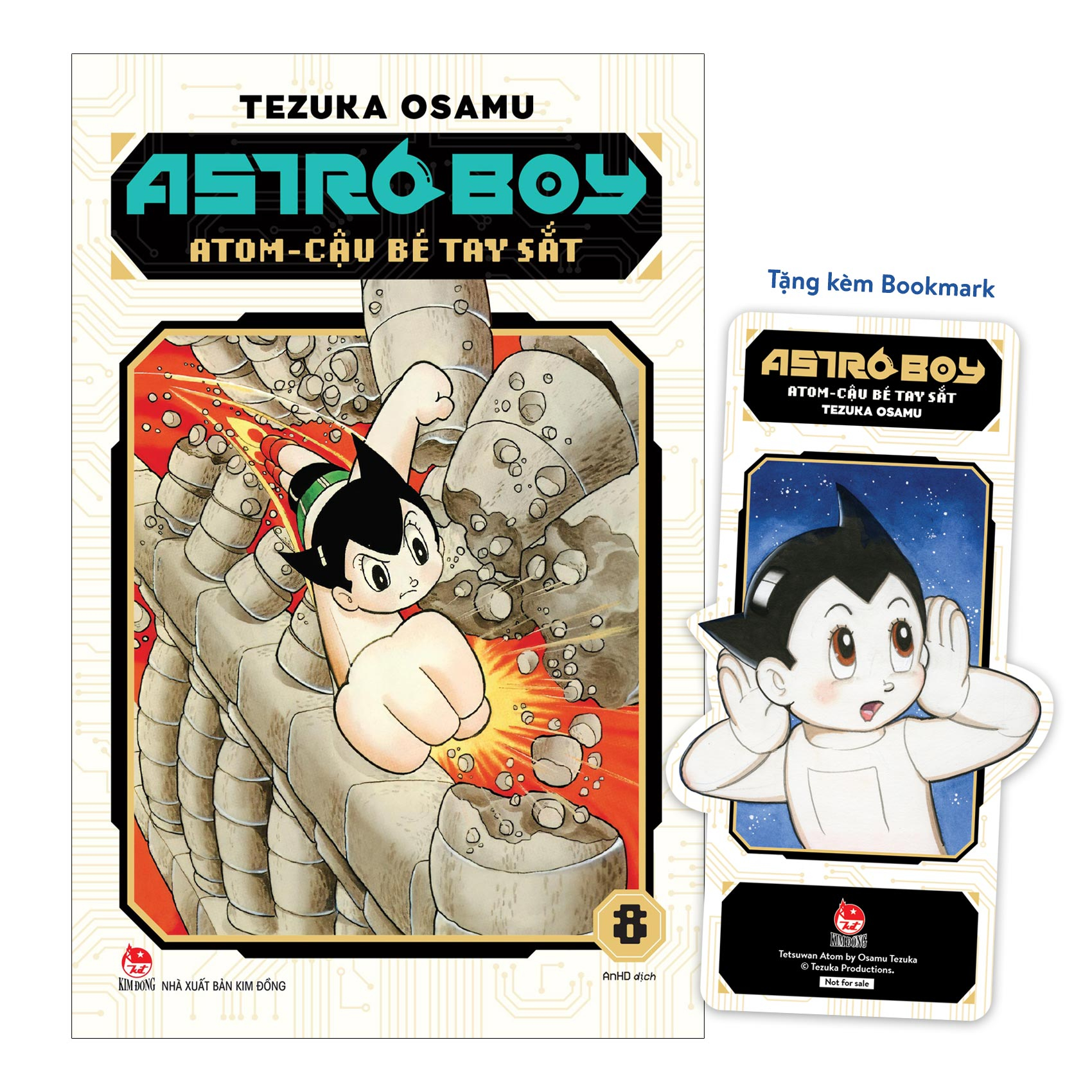 Bộ Astro Boy - Atom Cậu Bé Tay Sắt - Tập 8 - Tặng Kèm Bookmark - Ảnh 2