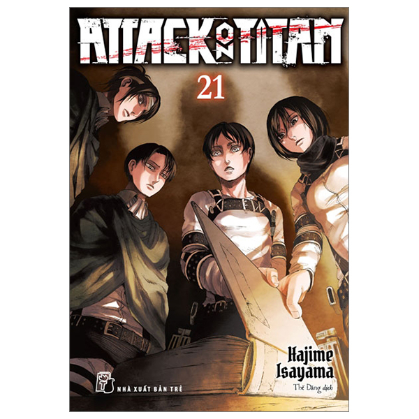 Bộ Attack On Titan - Tập 21 - Tặng Kèm Bookmark Nam Châm