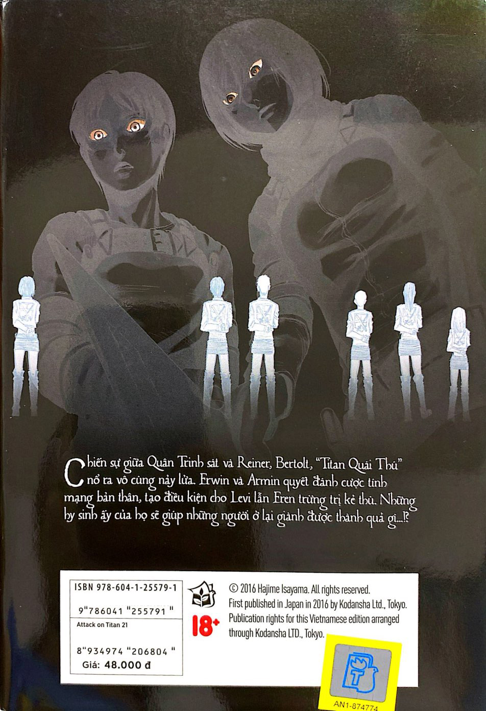 Bộ Attack On Titan - Tập 21 - Tặng Kèm Bookmark Nam Châm - Ảnh 9