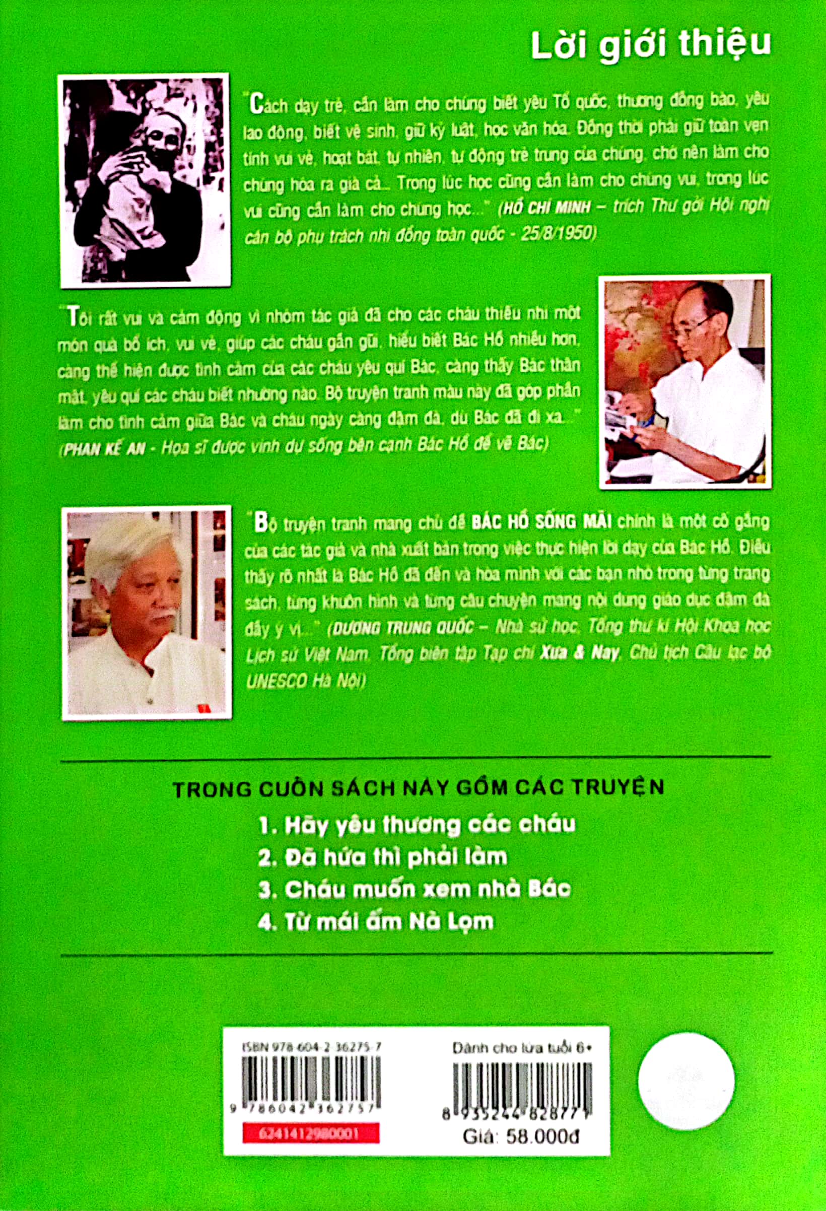 bộ bác hồ sống mãi - những mẩu chuyện hay về bác - tập 1 - Ảnh 6