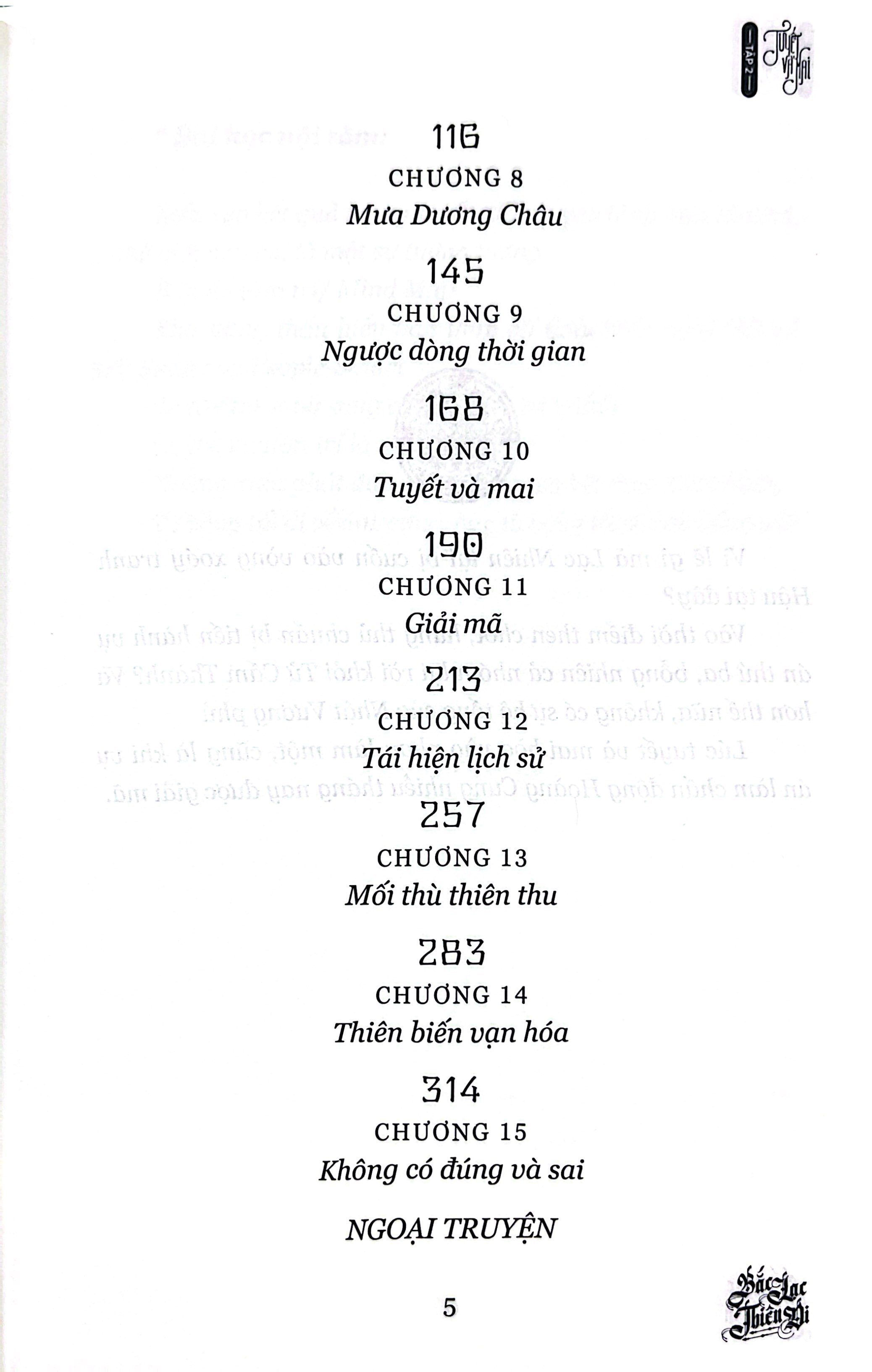 Bộ Bắc Lạc Thiên Di - Tập 2 - Tuyết Và Mai - Ảnh 4