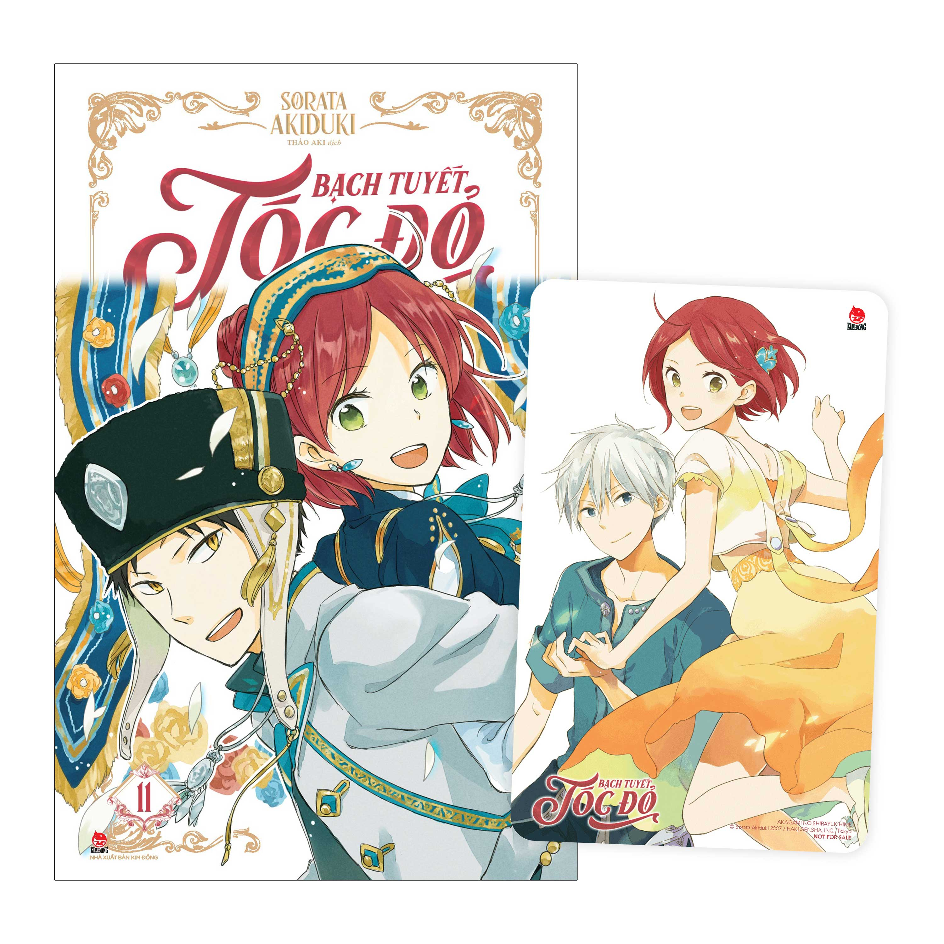bộ bạch tuyết tóc đỏ - tập 11 - tặng kèm card pvc - Ảnh 2