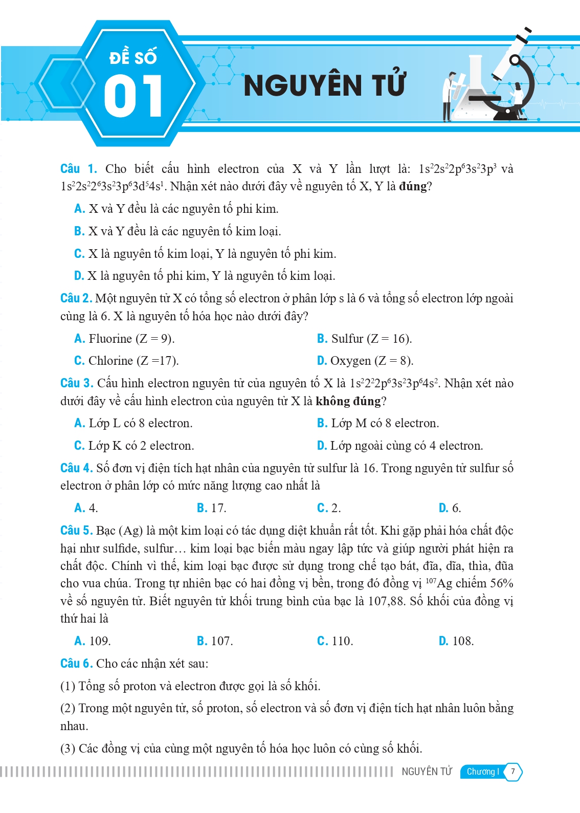 bộ bài tập bổ trợ nâng cao kỹ năng hóa học lớp 10 - tập 1 - Ảnh 9