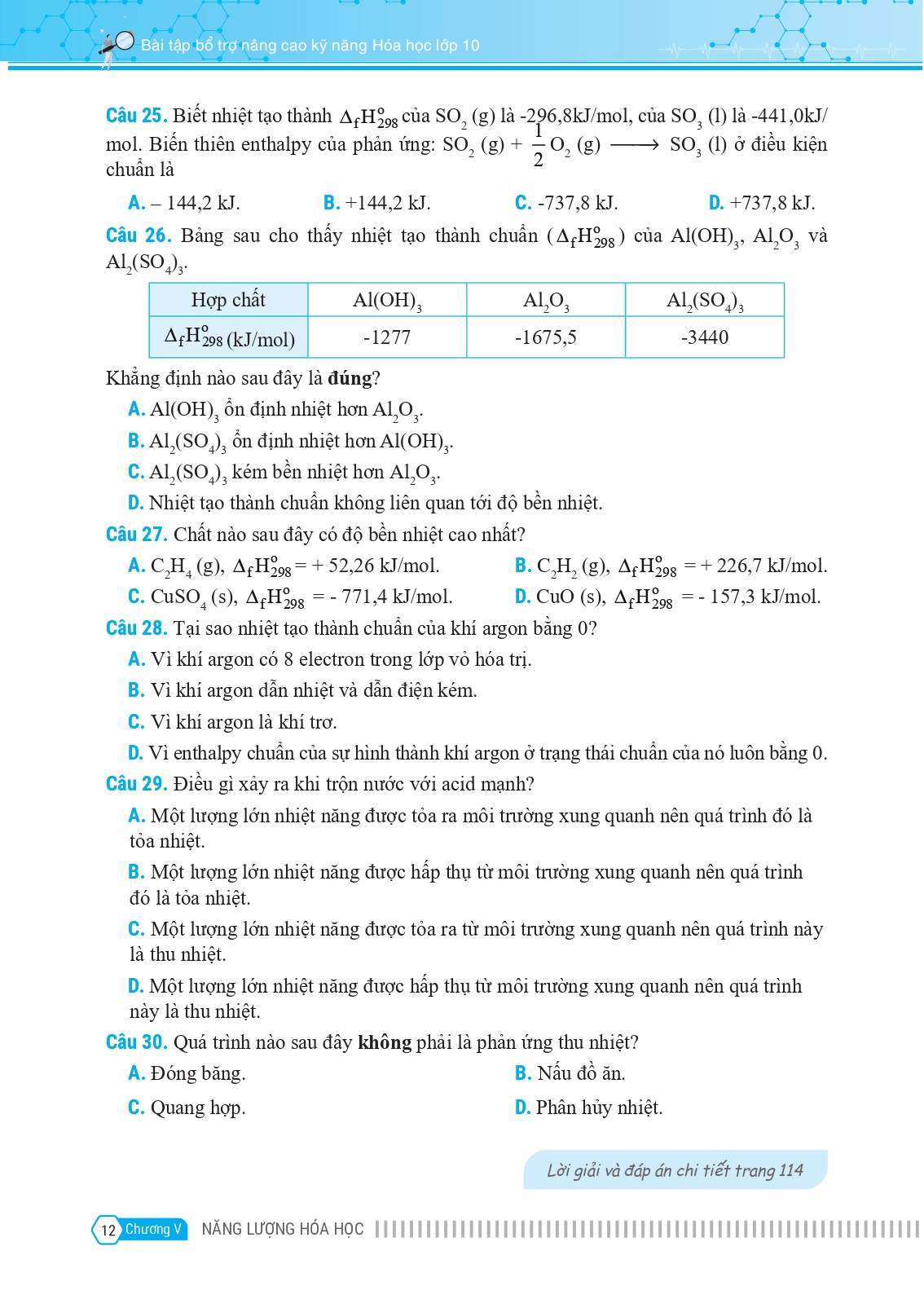 bộ bài tập bổ trợ nâng cao kỹ năng hóa học lớp 10 - tập 2 - Ảnh 13