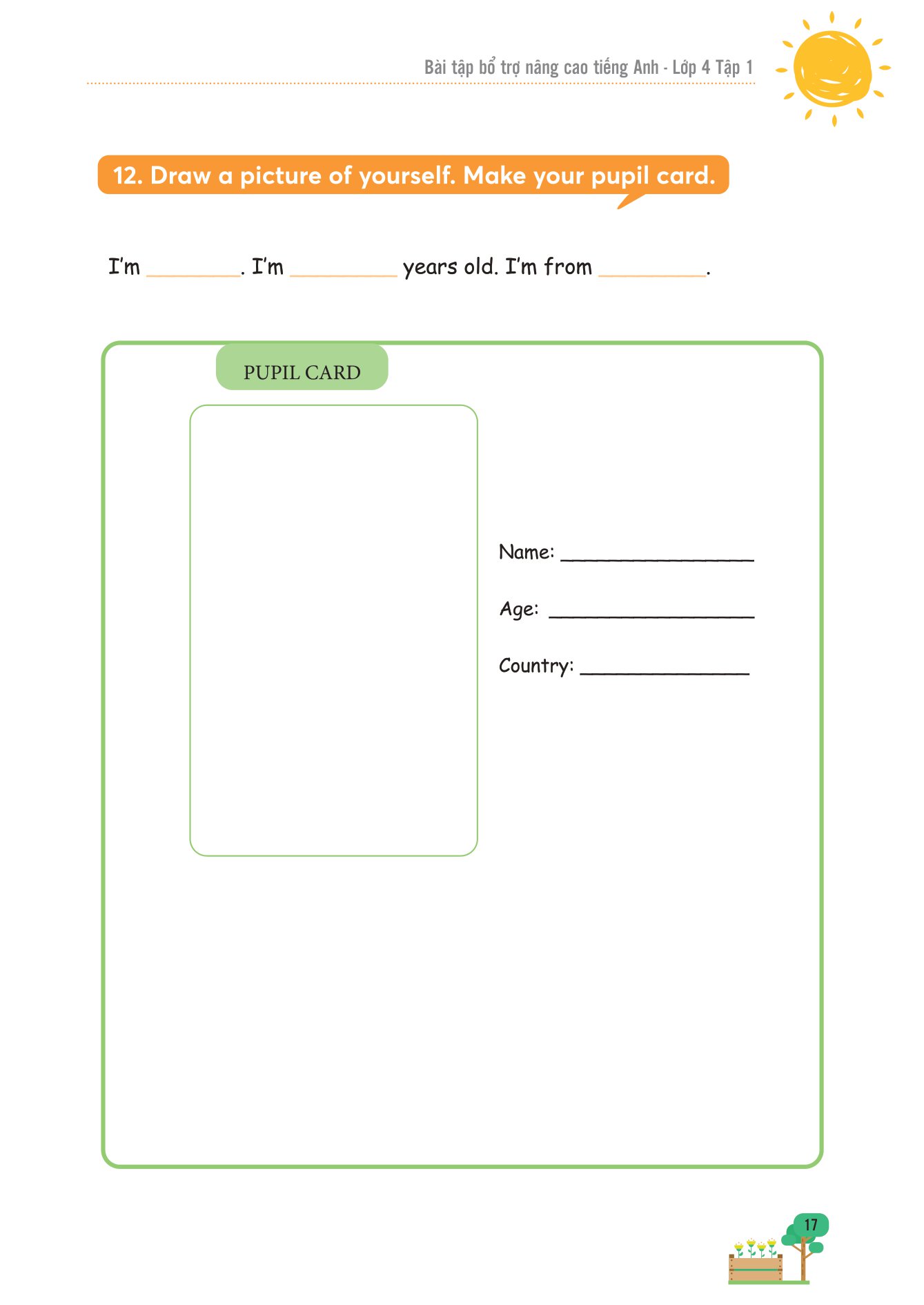 bộ bài tập bổ trợ nâng cao tiếng anh lớp 4 - tập 1 (theo giáo khoa tiếng anh global sucsess) - Ảnh 14