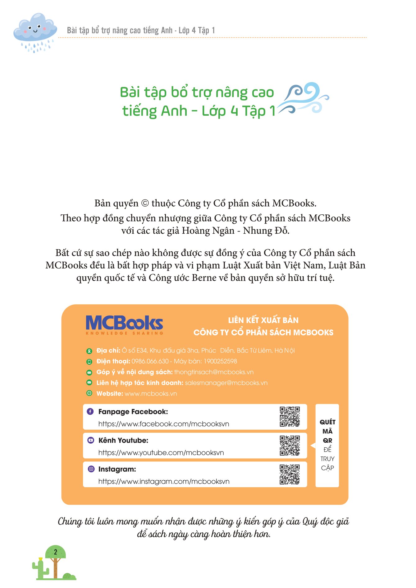 bộ bài tập bổ trợ nâng cao tiếng anh lớp 4 - tập 1 (theo giáo khoa tiếng anh global sucsess) - Ảnh 3