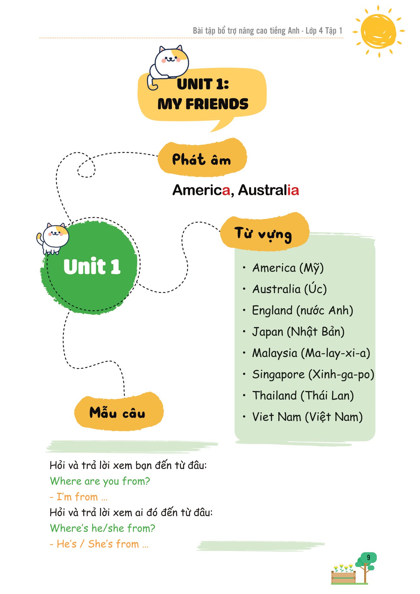 bộ bài tập bổ trợ nâng cao tiếng anh lớp 4 - tập 1 (theo giáo khoa tiếng anh global sucsess) - Ảnh 6