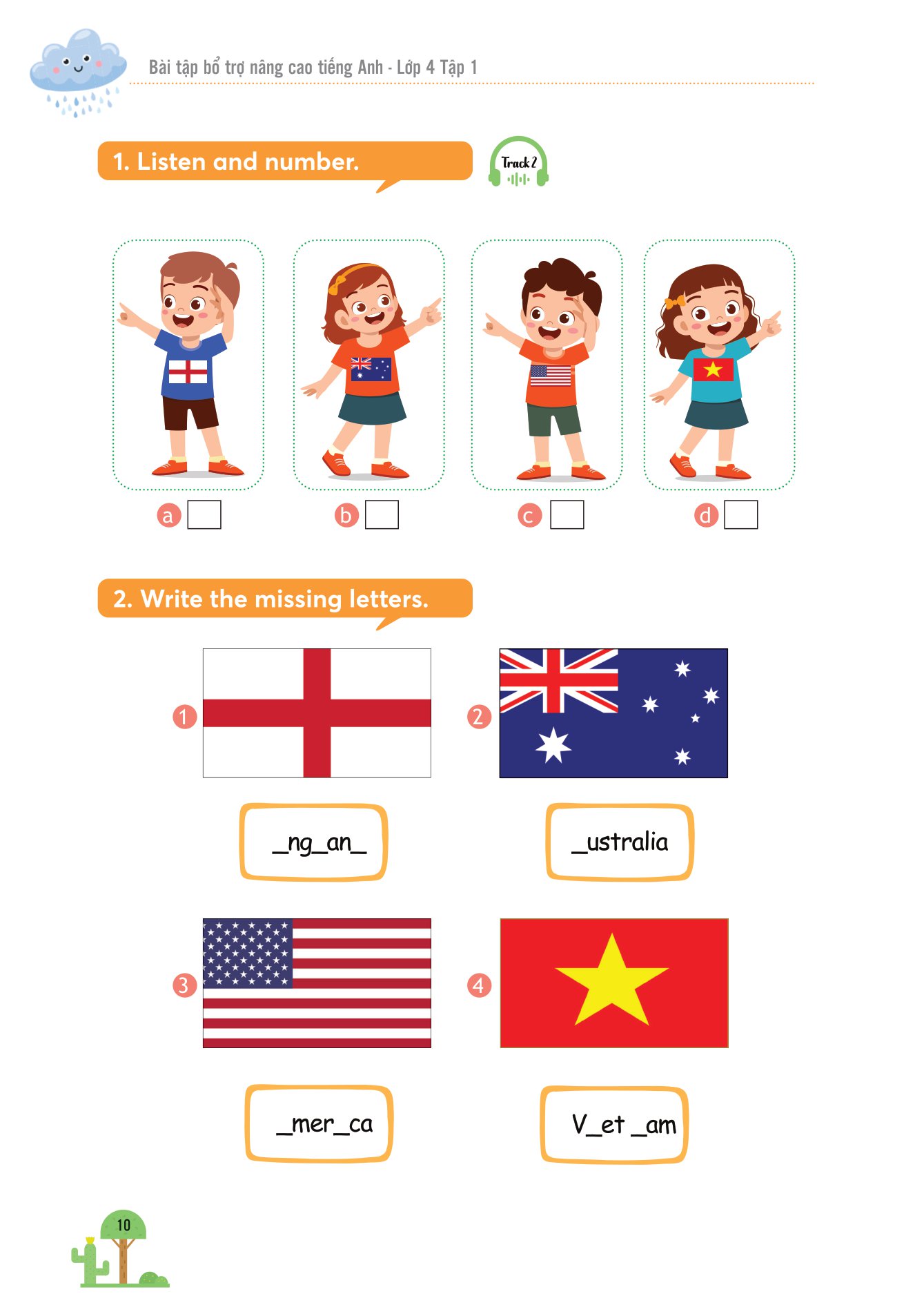 bộ bài tập bổ trợ nâng cao tiếng anh lớp 4 - tập 1 (theo giáo khoa tiếng anh global sucsess) - Ảnh 7