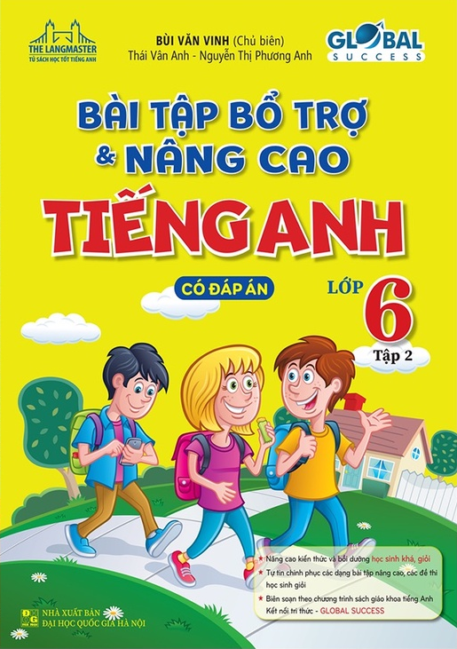 bộ bài tập bổ trợ & nâng cao tiếng anh lớp 6 - tập 2 (có đáp án) - Ảnh 2