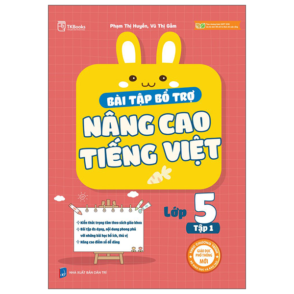 Bộ Bài Tập Bổ Trợ Nâng Cao Tiếng Việt Lớp 5 - Tập 1
