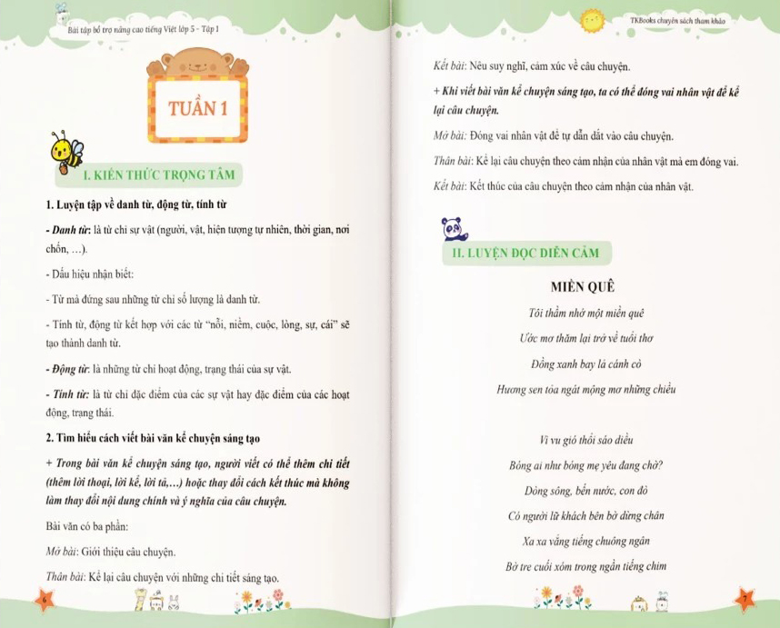 Bộ Bài Tập Bổ Trợ Nâng Cao Tiếng Việt Lớp 5 - Tập 1 - Ảnh 4
