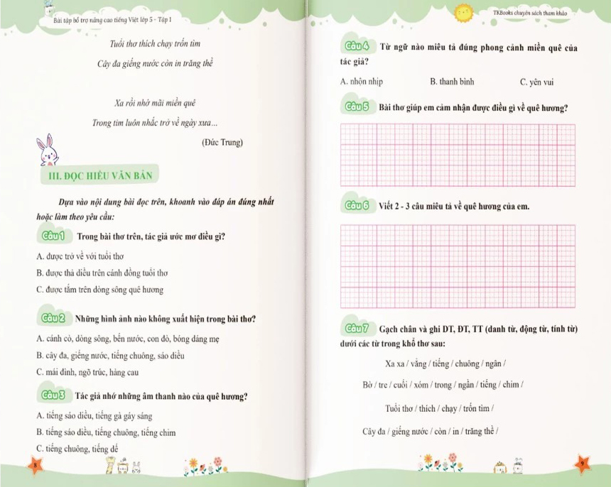 Bộ Bài Tập Bổ Trợ Nâng Cao Tiếng Việt Lớp 5 - Tập 1 - Ảnh 5