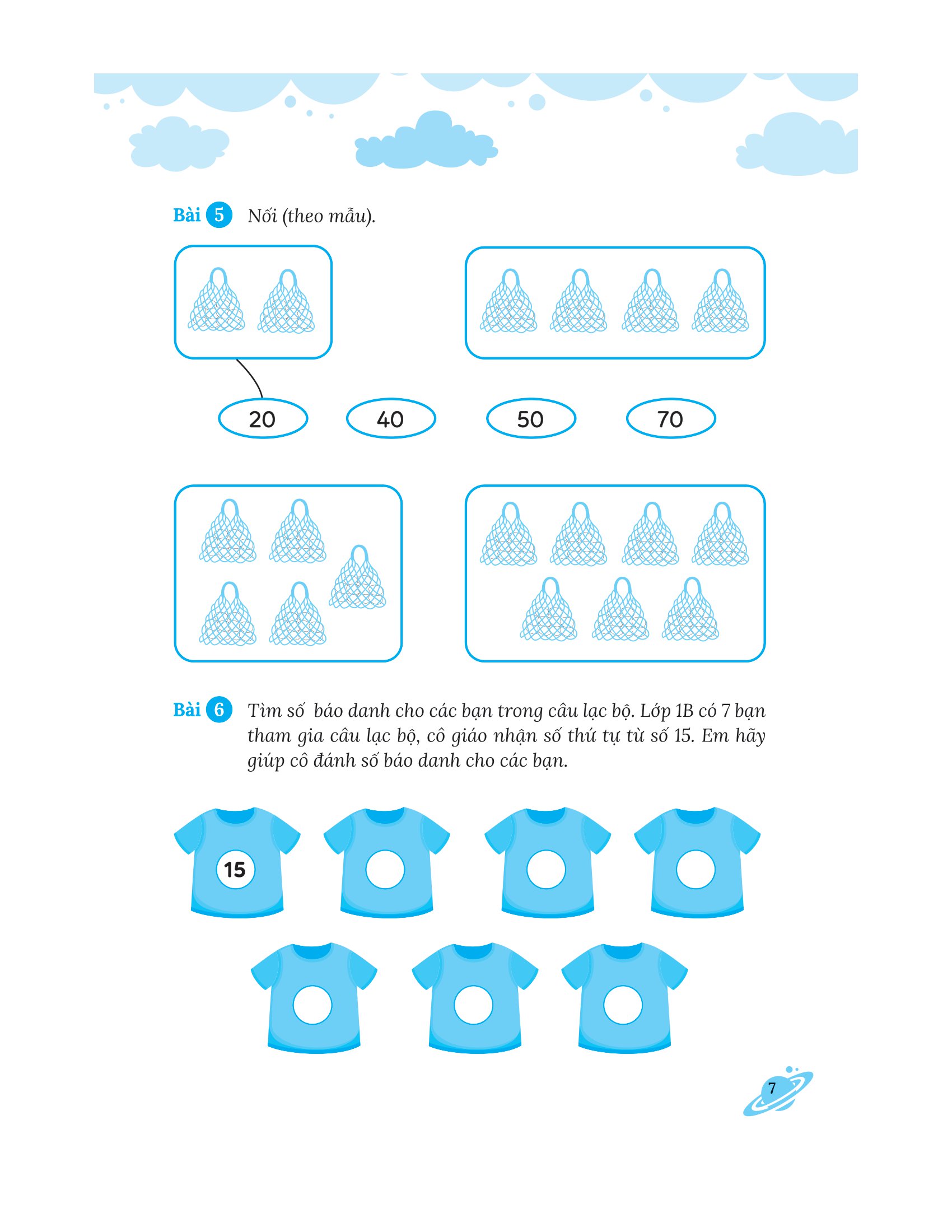 bộ bài tập bổ trợ nâng cao toán lớp 1 - tập 2 (bám sát sgk kết nối tri thức với cuộc sống) - Ảnh 6
