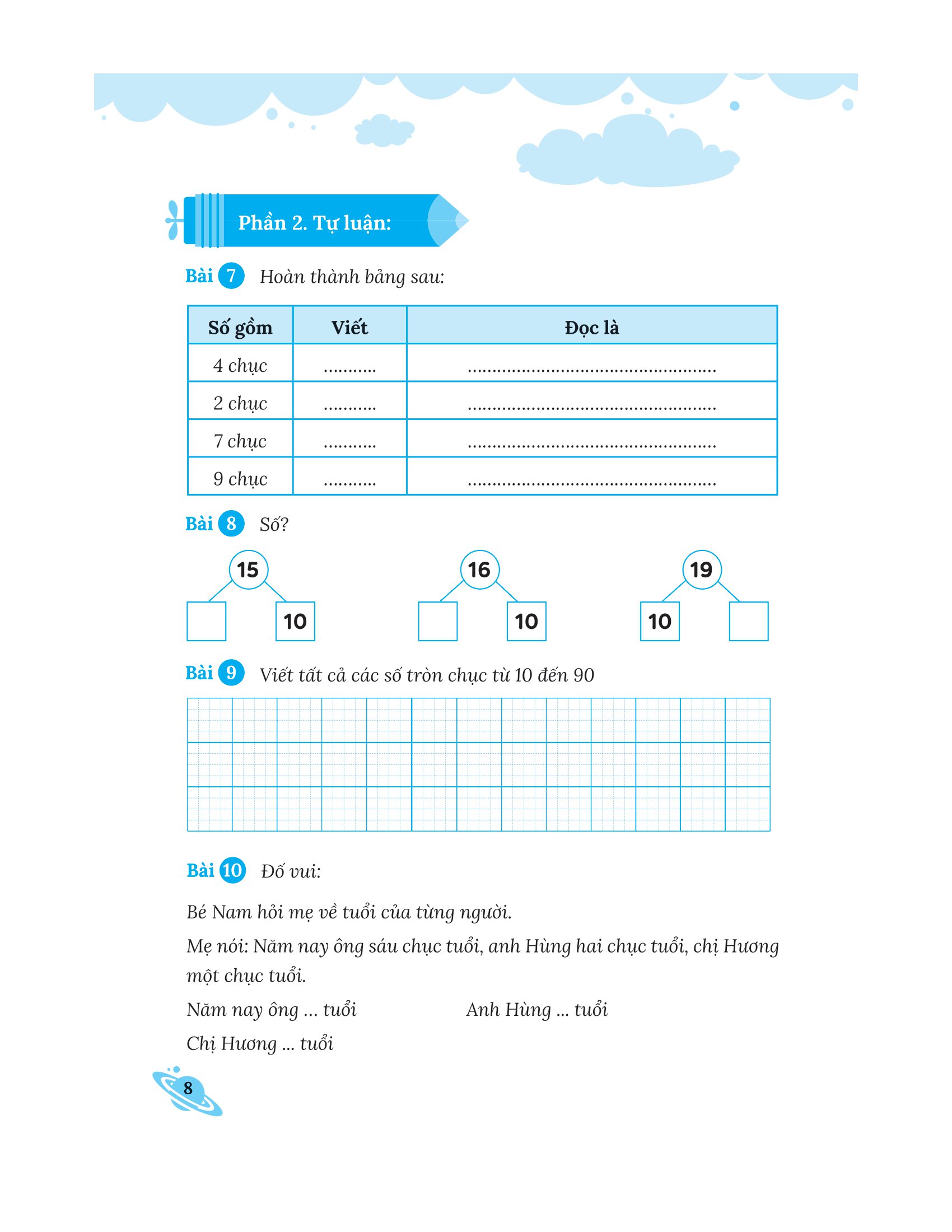 bộ bài tập bổ trợ nâng cao toán lớp 1 - tập 2 (bám sát sgk kết nối tri thức với cuộc sống) - Ảnh 7