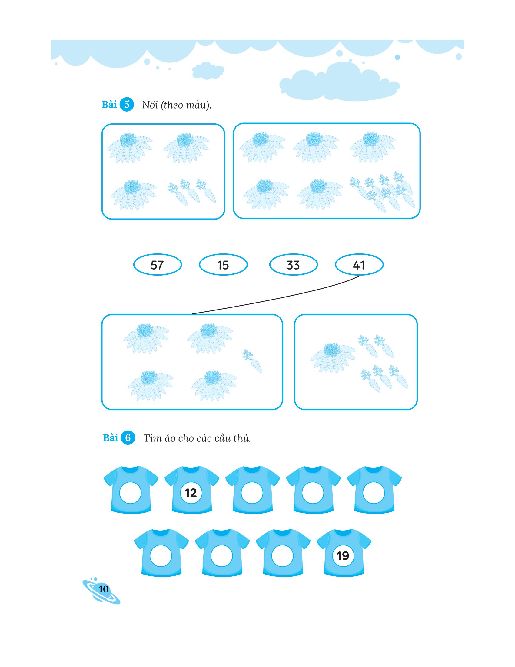 bộ bài tập bổ trợ nâng cao toán lớp 1 - tập 2 (bám sát sgk kết nối tri thức với cuộc sống) - Ảnh 9