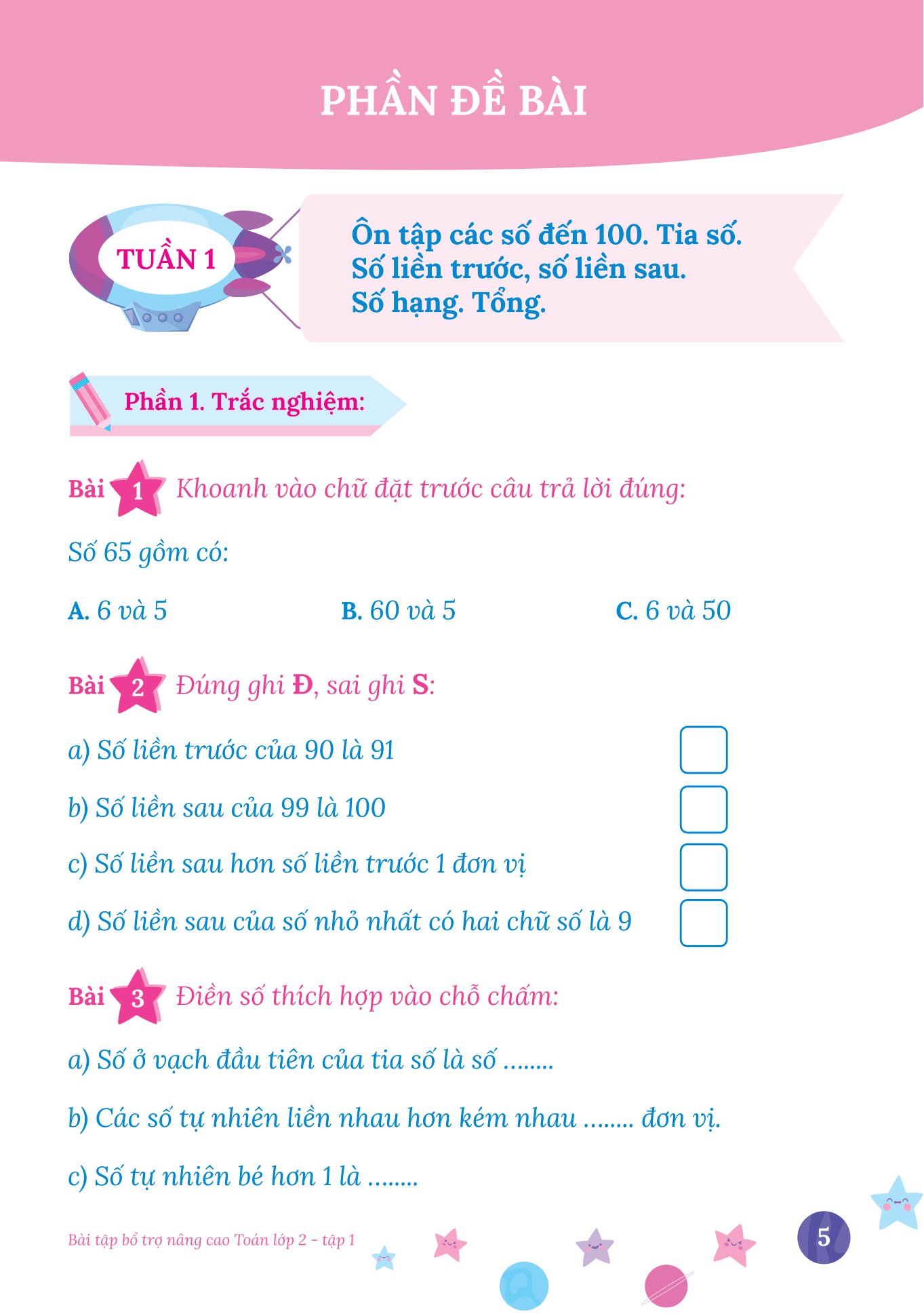 bộ bài tập bổ trợ nâng cao toán lớp 2 - tập 1 (bám sát sgk kết nối tri thức với cuộc sống) - Ảnh 6