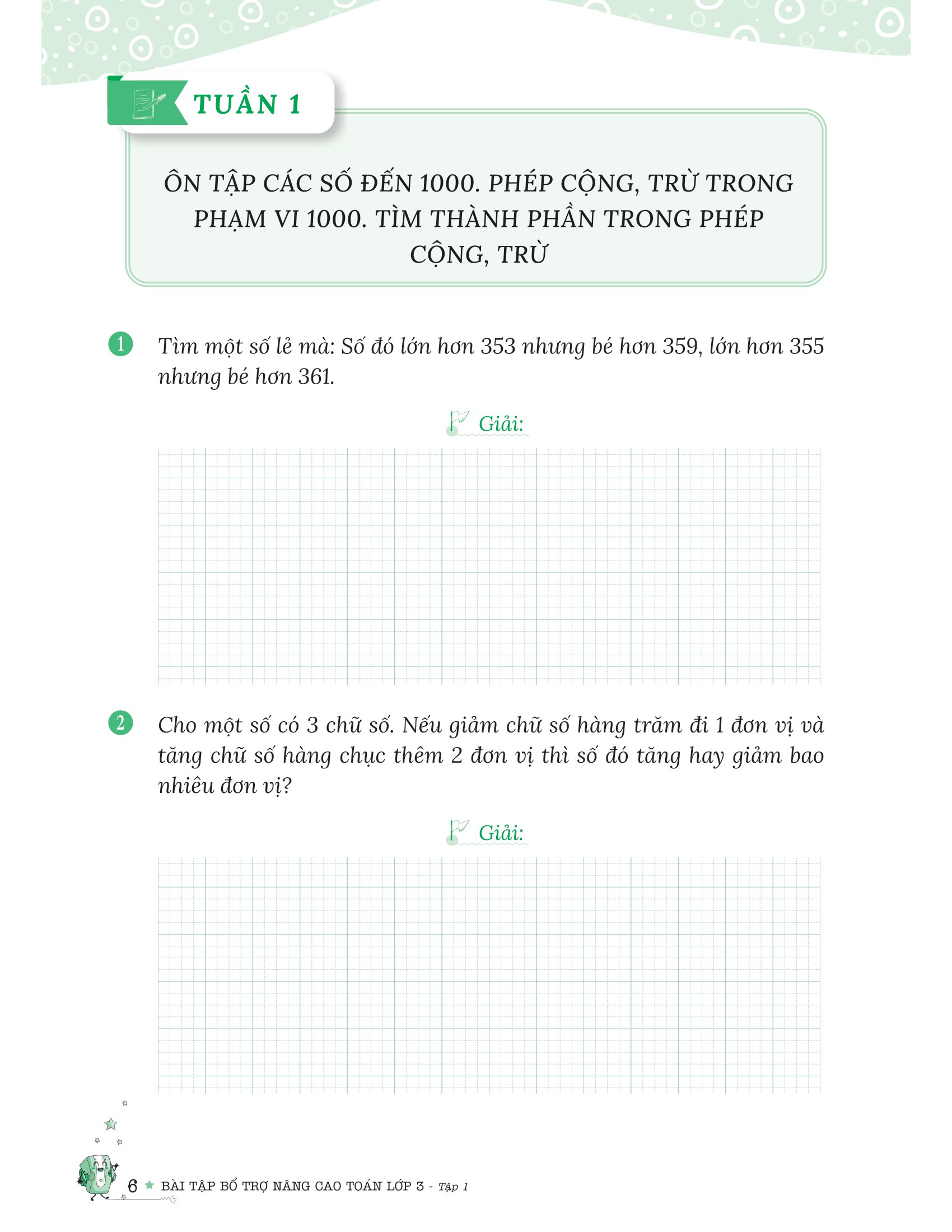 bộ bài tập bổ trợ nâng cao toán lớp 3 - tập 1 (theo chương trình gdpt của bộ kết nối tri thức) - Ảnh 5