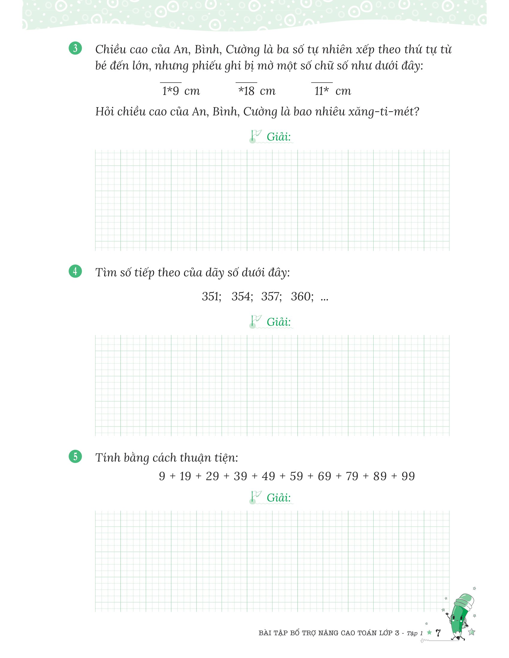 bộ bài tập bổ trợ nâng cao toán lớp 3 - tập 1 (theo chương trình gdpt của bộ kết nối tri thức) - Ảnh 6