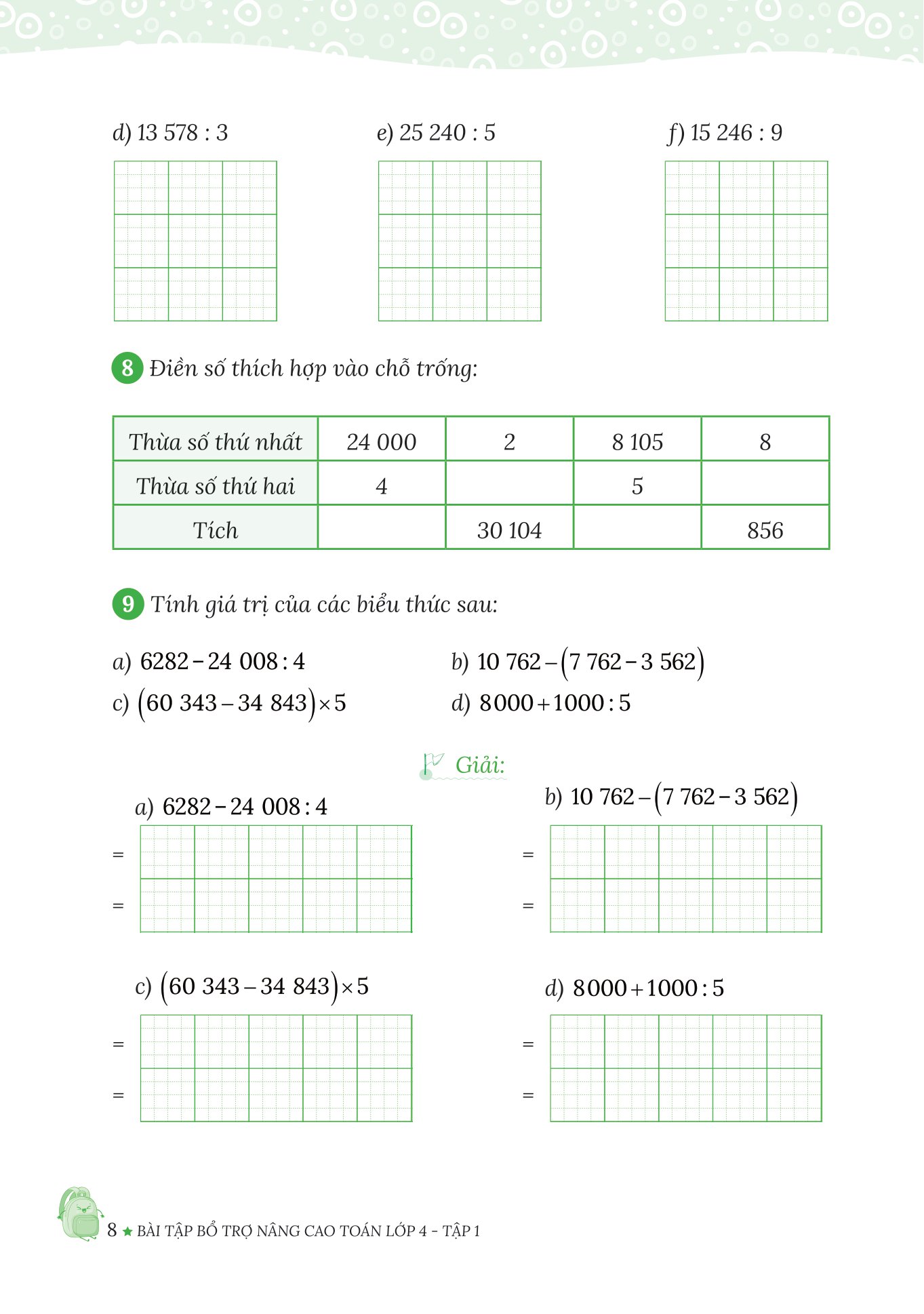 bộ bài tập bổ trợ nâng cao toán lớp 4 - tập 1 (theo chương trình của bộ sách kết nối tri thức với cuộc sống) - Ảnh 7